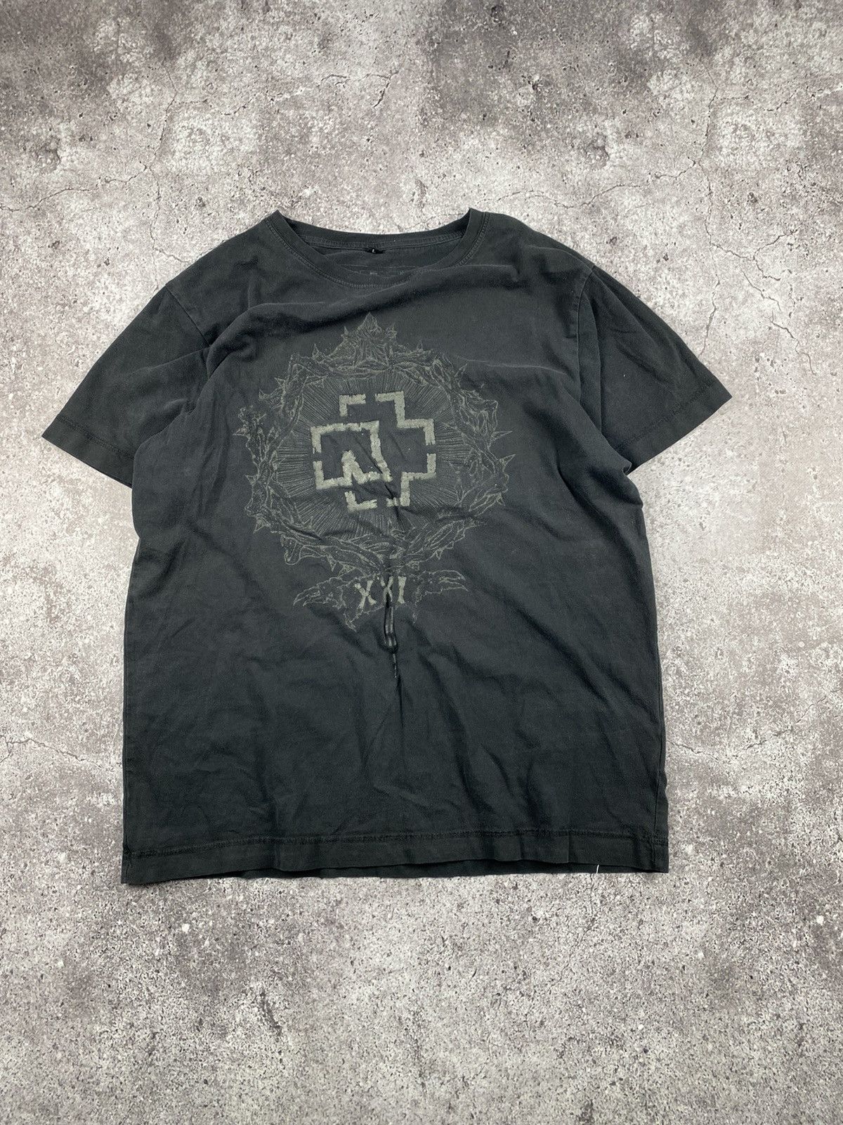 Band Tees × Vintage Vintage Y2K RAMMSTEIN Band Rock T-shirt Streetwear 90s Style Size US L / EU 52-54 / 3 - 1 Thumbnail