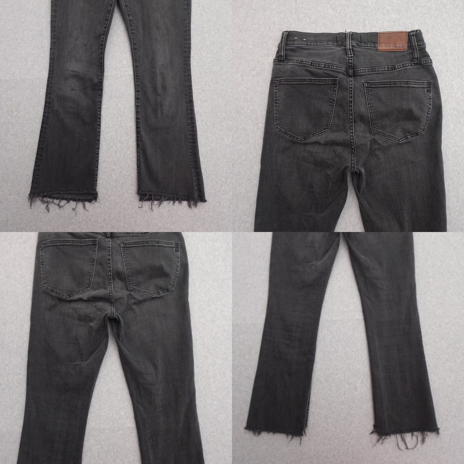 Madewell Madewell Jeans Womens Size 26 Cali Demi-Boot Button-Fly Charcoal Wash Size 26" / US 2 / IT 38 - 9 Thumbnail