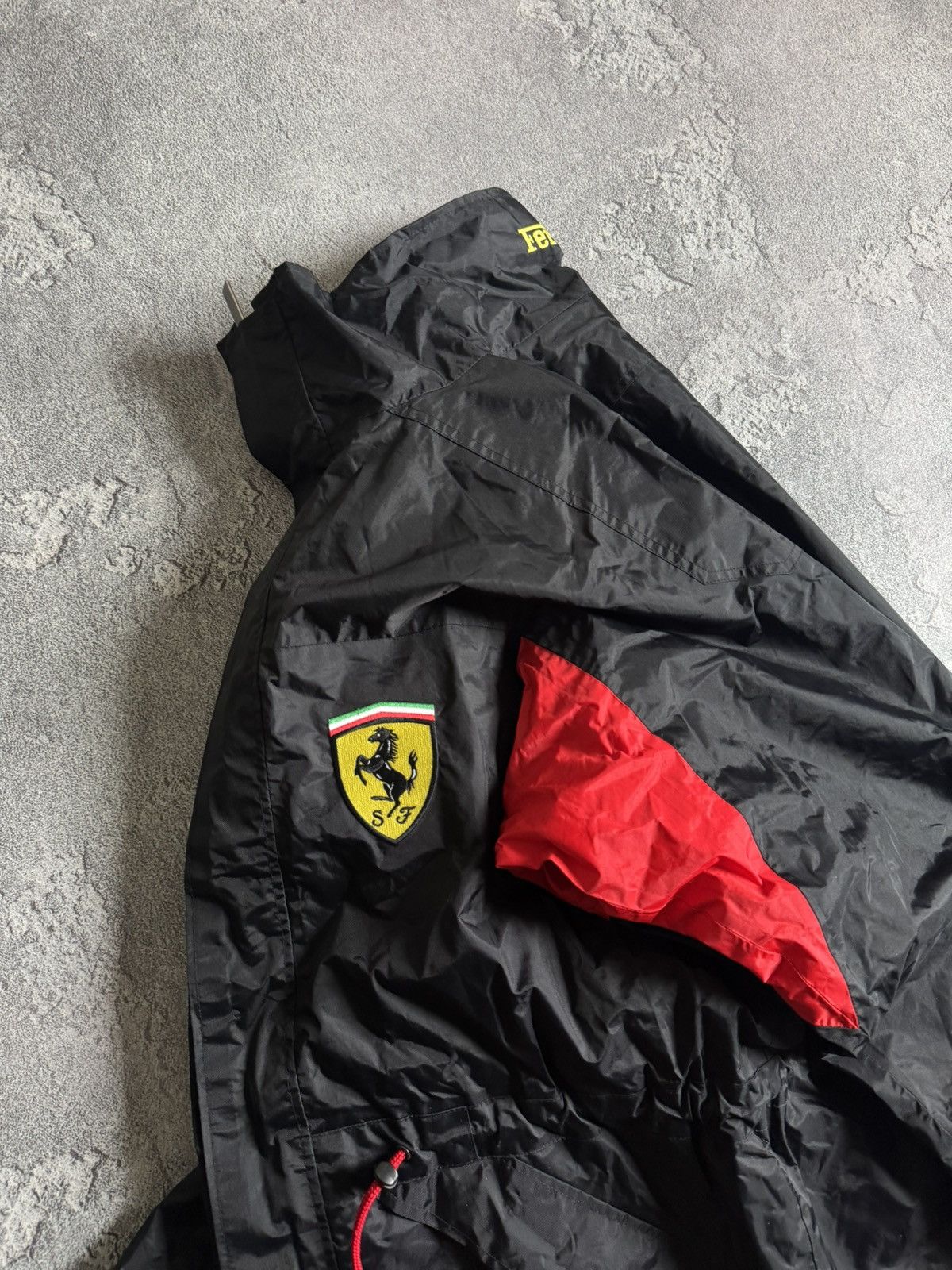 Vintage Ferrari XL official jacket zip nylon coat parka bomber 90s Size US XL / EU 56 / 4 - 14 Thumbnail