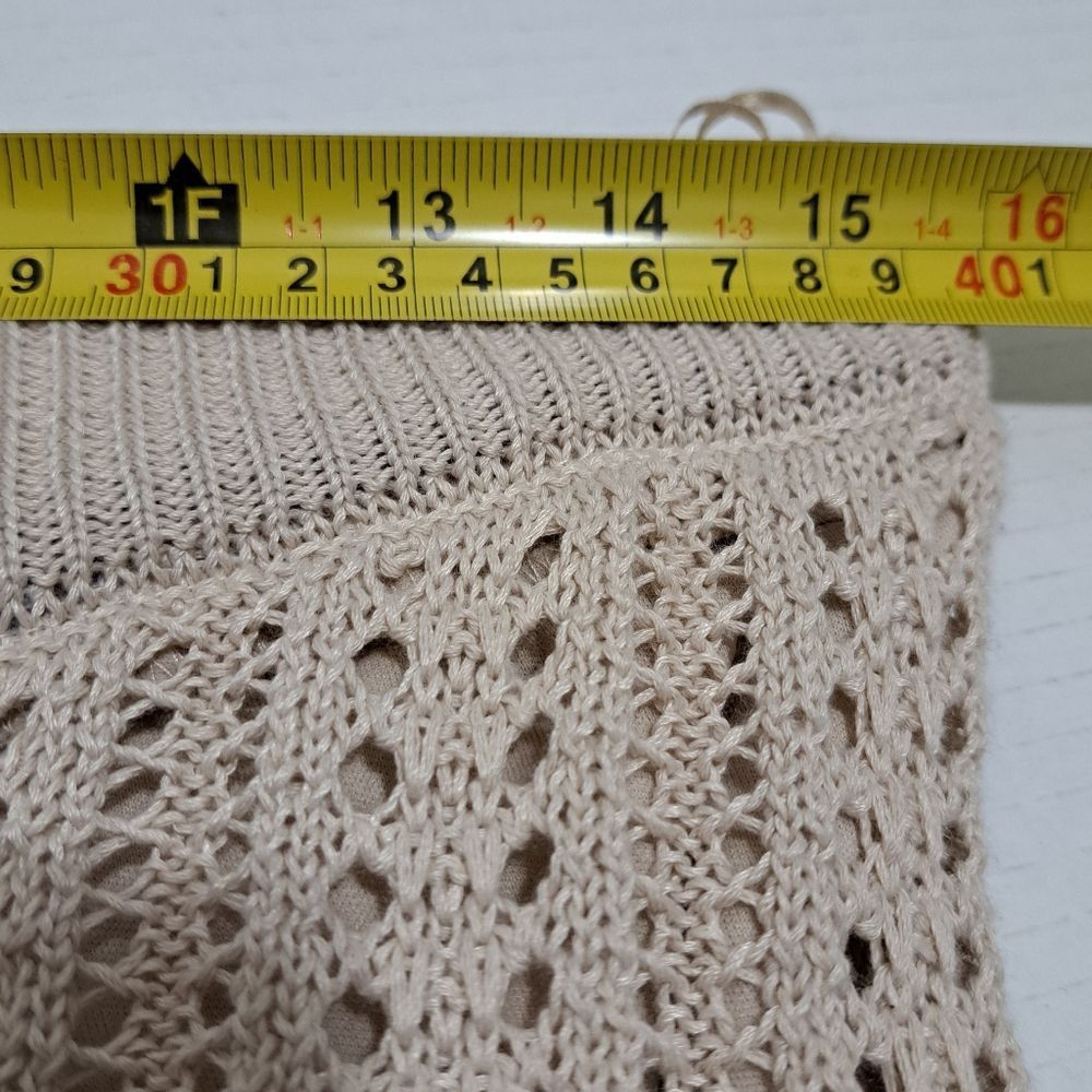Other Solitaire 2 Piece Set Crochet Boho Knit Top/Pants Cover Up L Size 34" / US 12 / IT 48 - 11 Thumbnail
