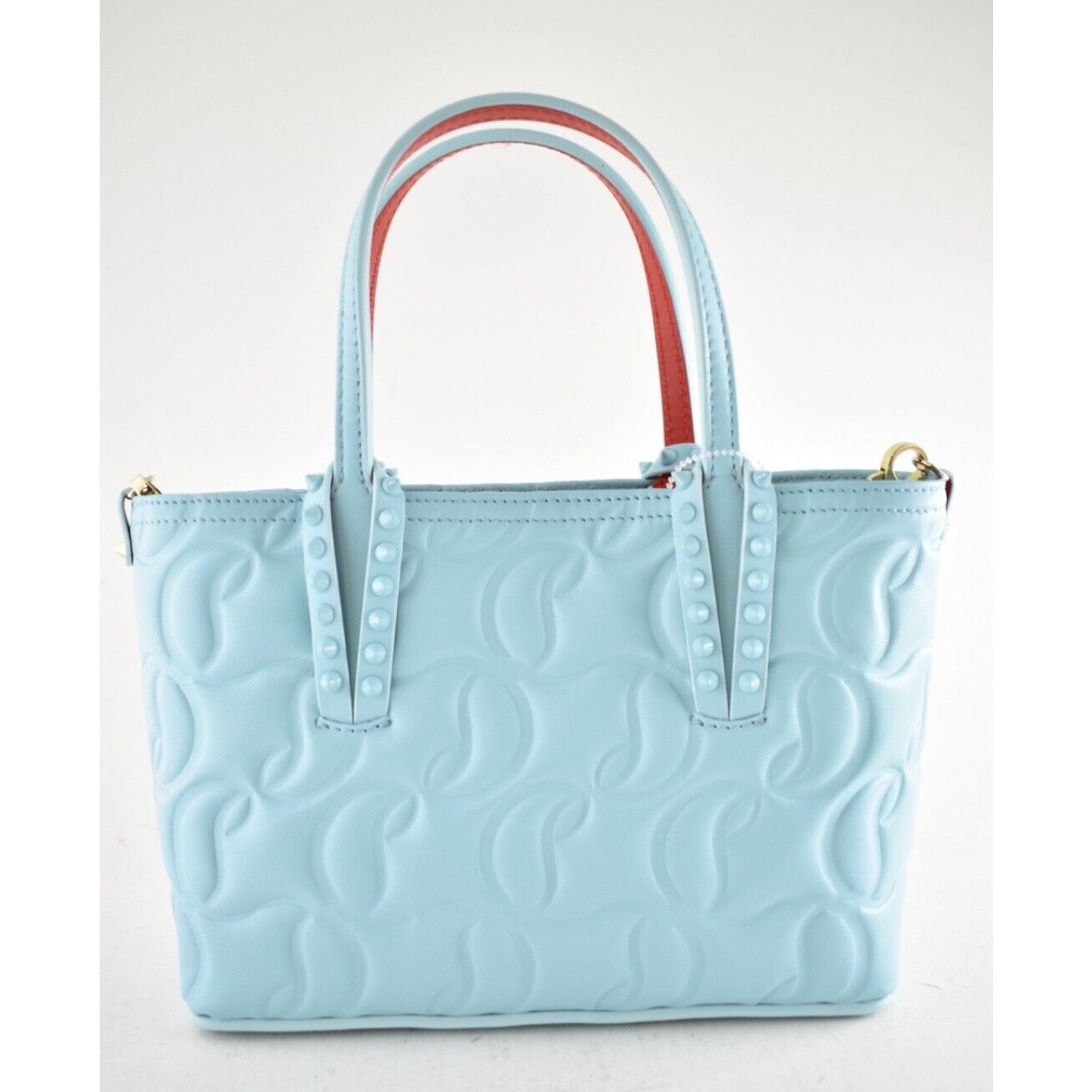 Christian Louboutin Christian Louboutin Cabata Mini Leather Tote Crossbody Bag Size ONE SIZE - 9 Thumbnail