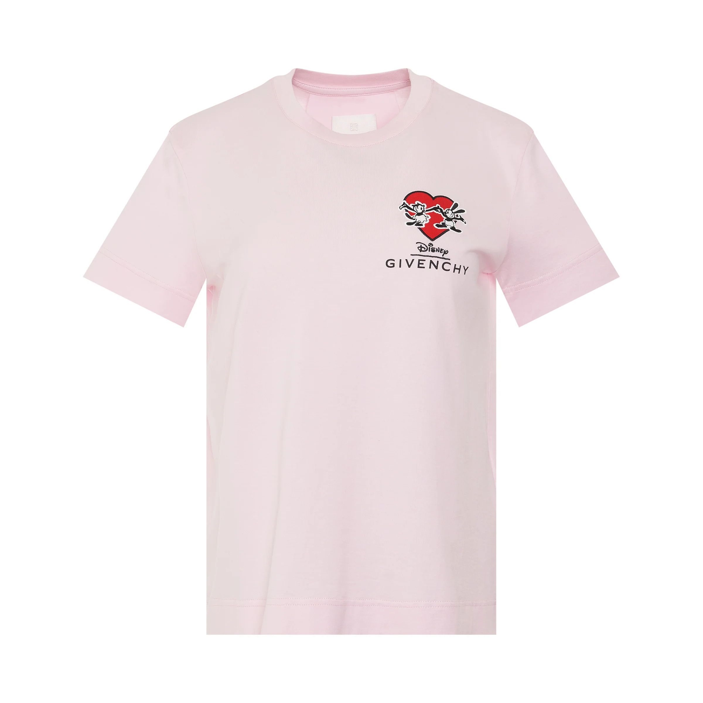Givenchy o1loc1c0724 Oswald Love T-Shirt in Light Pink Size M / US 6-8 / IT 42-44 - 1 Thumbnail