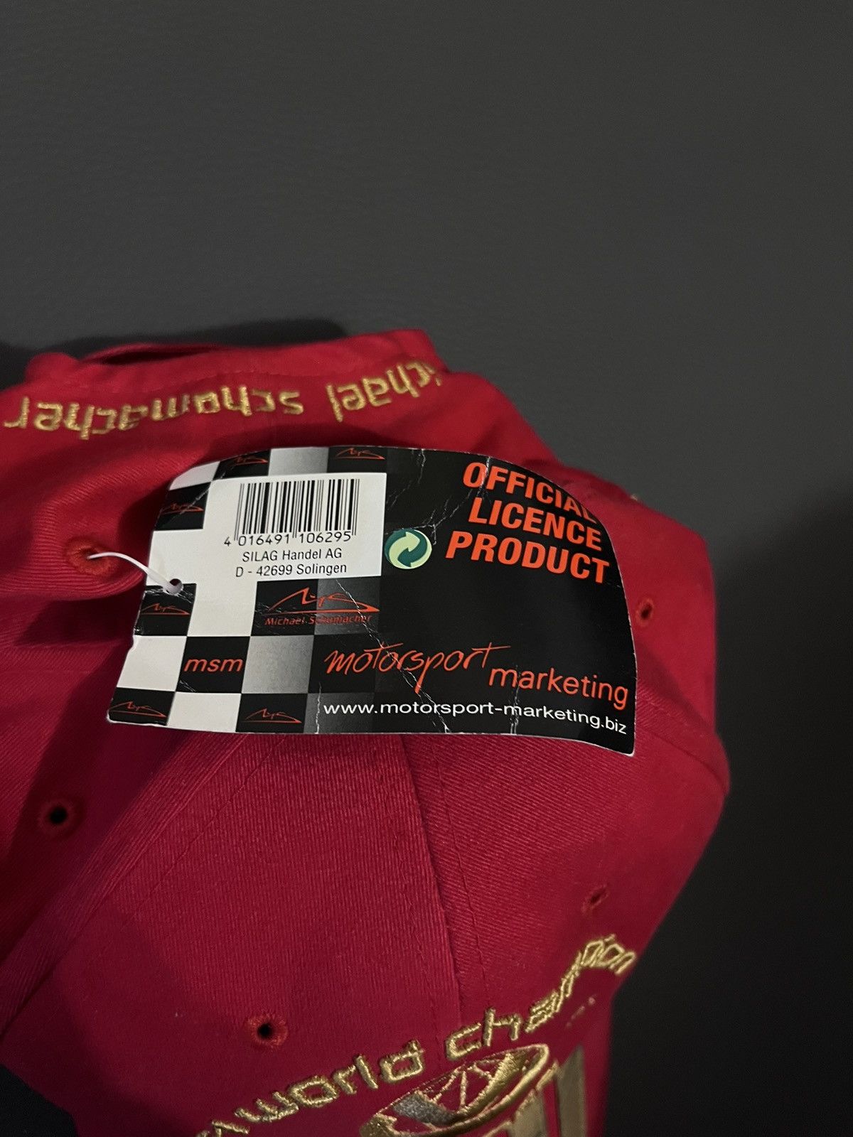 Ferrari × Formula 1 × Vintage FERRARI CAP VINTAGE MICHAEL SCHUMACHER CAP FORMULA 1 CAP Size ONE SIZE - 6 Thumbnail