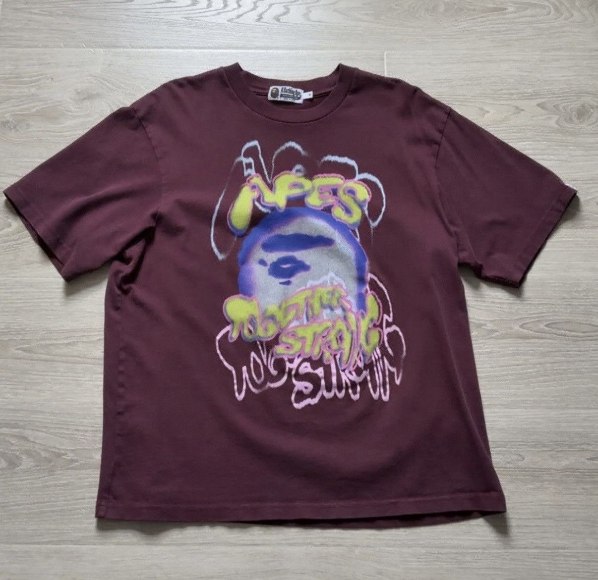 Bape Bape Relaxed Fit Tee Size US S / EU 44-46 / 1 - 1 Thumbnail