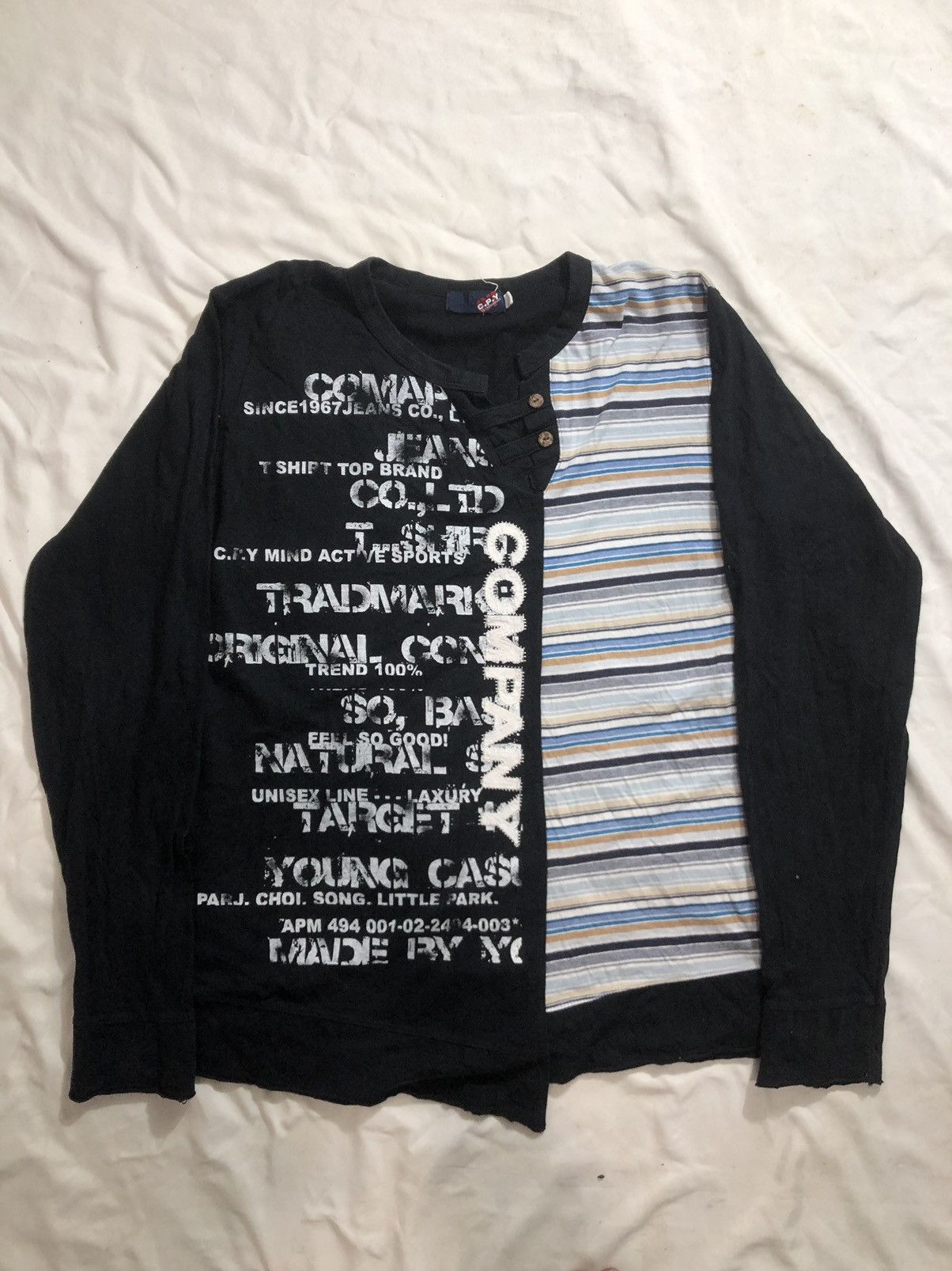 If Six Was Nine Gothic Poem C.P.Y LongSleeve Rock Punk Style Size US L / EU 52-54 / 3 - 1 Thumbnail