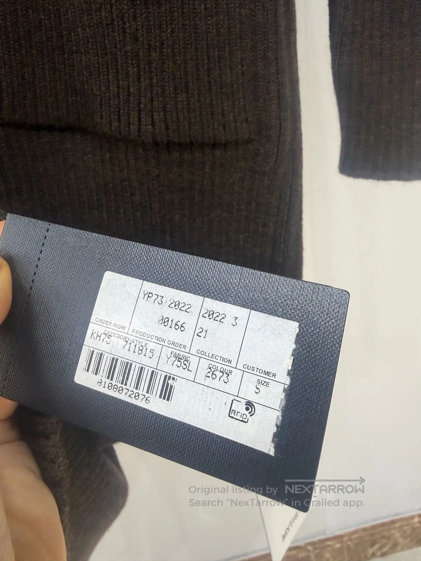 Saint Laurent Paris Saint Laurent Brown Fur Collar Wool Dress. Size S / US 4 / IT 40 - 4 Thumbnail