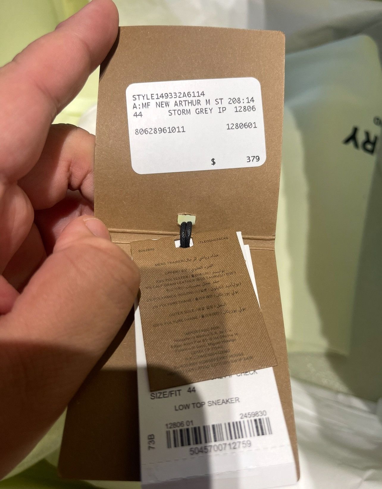 Burberry Burberry Arthur Grey Size US 11 / EU 44 - 9 Thumbnail