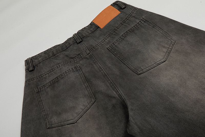 Vintage American retro distressed curved jeans for men Size US 32 / EU 48 - 4 Thumbnail