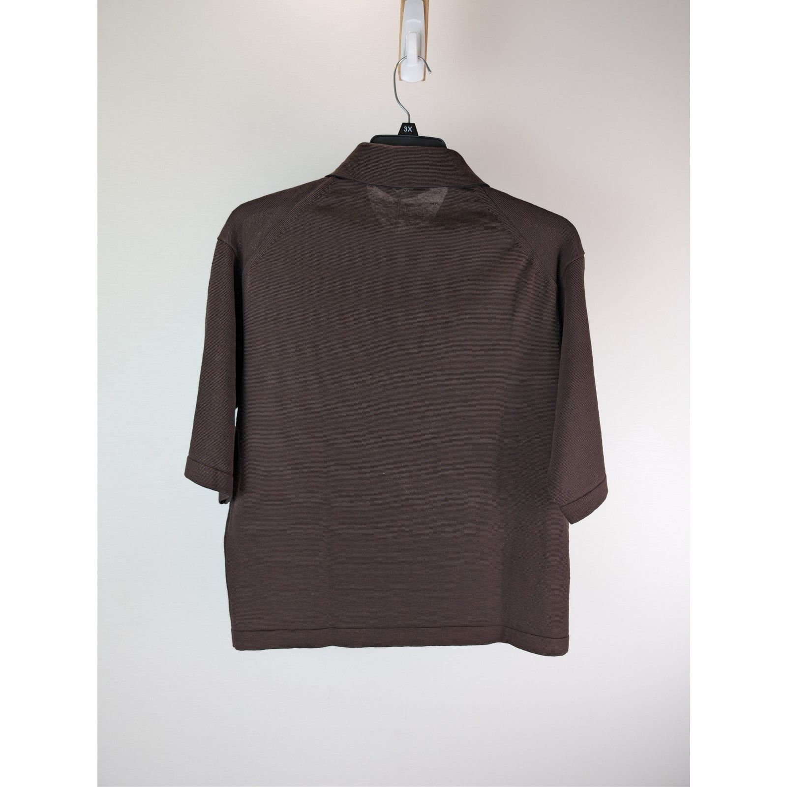 Jacquemus o1rshd1 LE Polo Shirt in Dark Brown Size US M / EU 48-50 / 2 - 9 Thumbnail