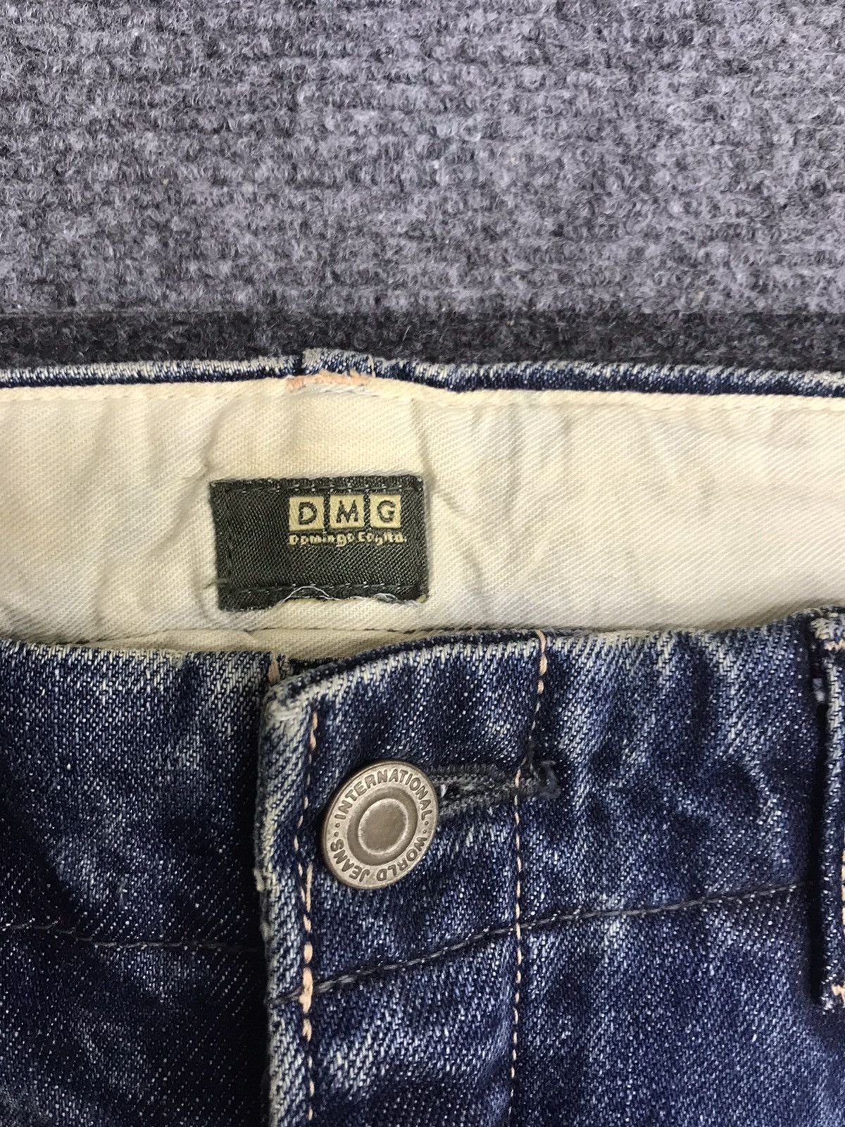 Japanese Brand DMG Japan Cargo Jeans F795 Size US 29 - 6 Thumbnail