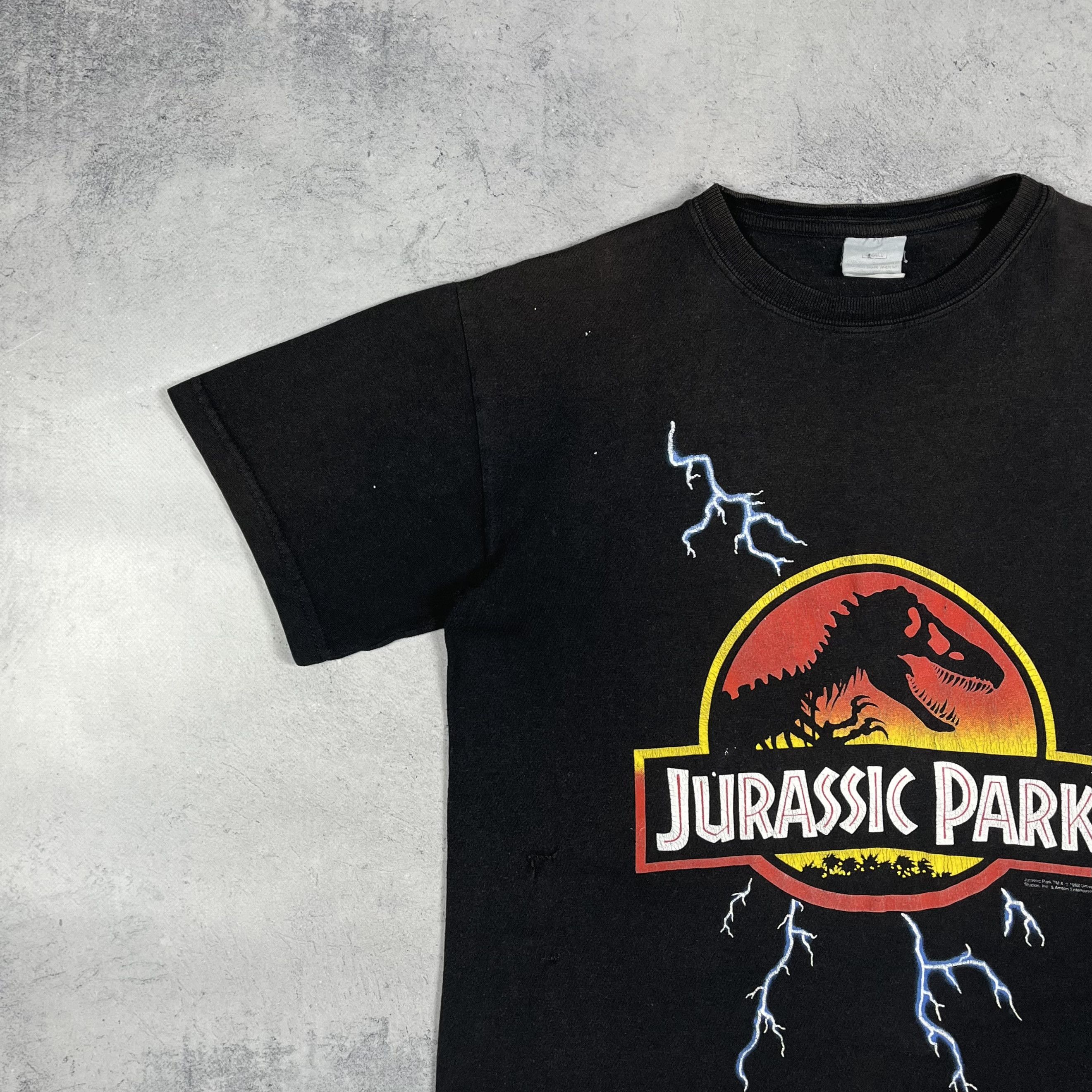 Expert Horror Vintage Jurassic Park Steven Spielberg Big Logo T Shirt 1992 Size US S / EU 44-46 / 1 - 6 Thumbnail