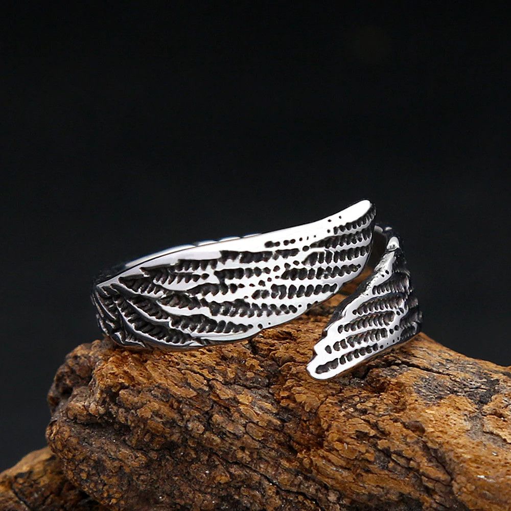 Jewelry Angel Wings Ring Size ONE SIZE - 2 Thumbnail