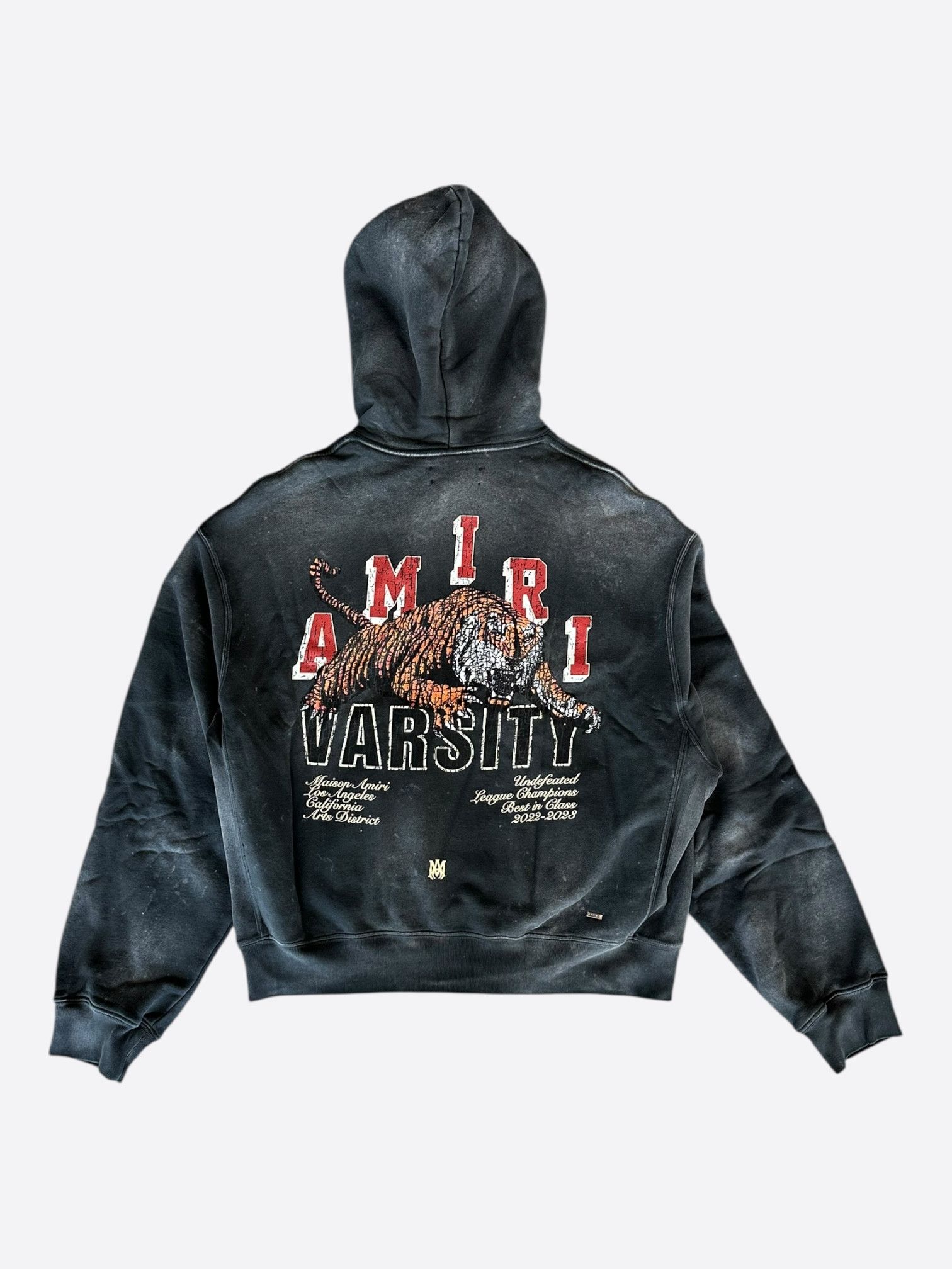 Amiri Amiri Black & White Tiger Varsity Logo Hoodie Size US S / EU 44-46 / 1 - 2 Thumbnail
