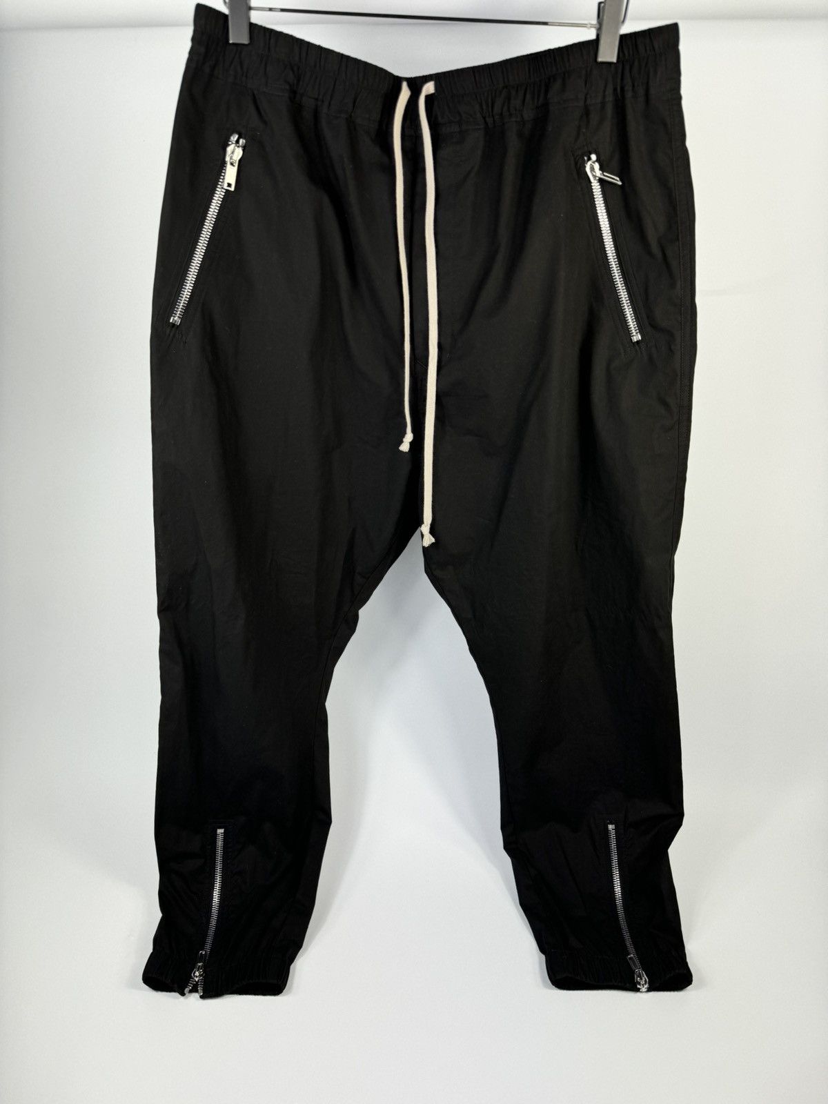 Rick Owens ZIP DETAIL CASUAL TRACK PANTS | Grailed