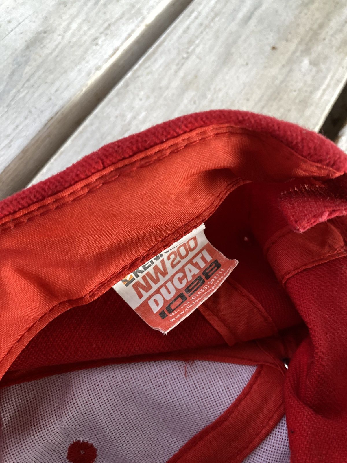 Ducati × Vintage Vintage 90s Ducati 1099 NW200 Racing Moto Cap Y2K OS Size ONE SIZE - 7 Thumbnail