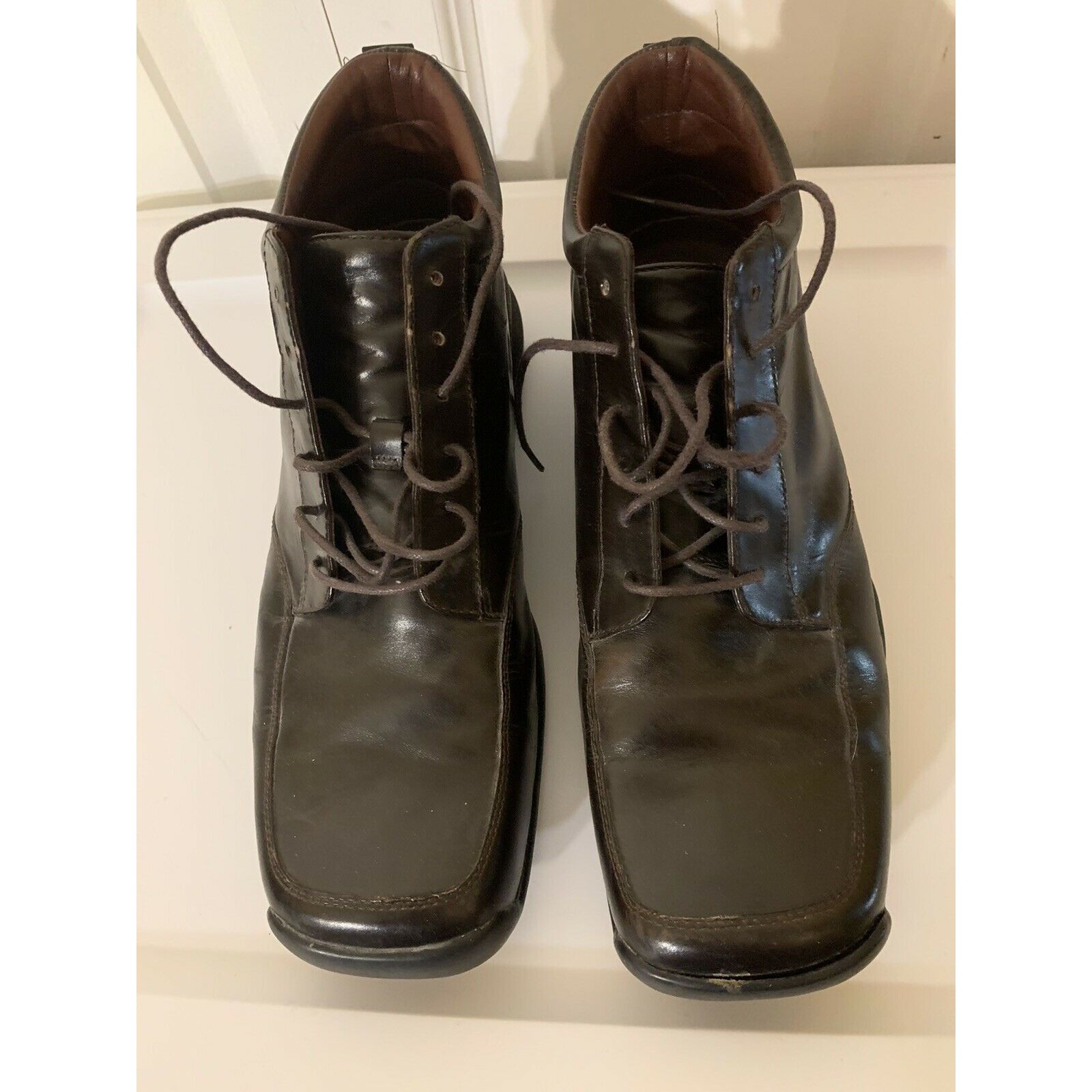Kenneth Cole Kenneth Cole New York Men’s Sz 8 Square Toe Ankle Boots Blac Size US 8 / EU 41 - 4 Thumbnail