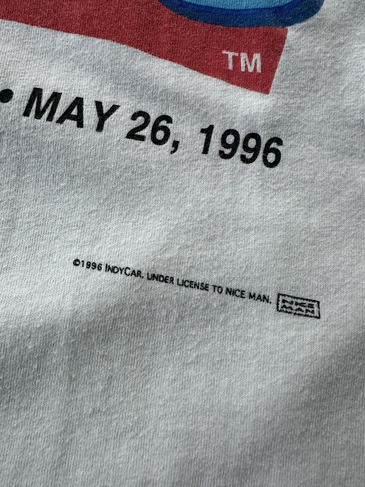Formula 1 Vintage Us 500 Speedway 1996 Single Stitch Tshirt A499 Size US L / EU 52-54 / 3 - 4 Thumbnail