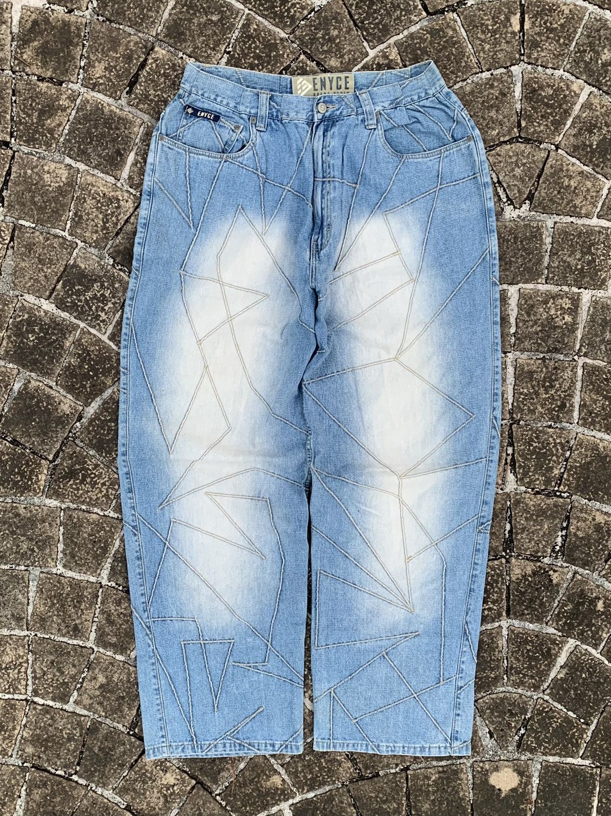 Japanese Brand × Vintage RARE* Vintage Enyce Grand Denim Jeans Size US 33 - 1 Thumbnail