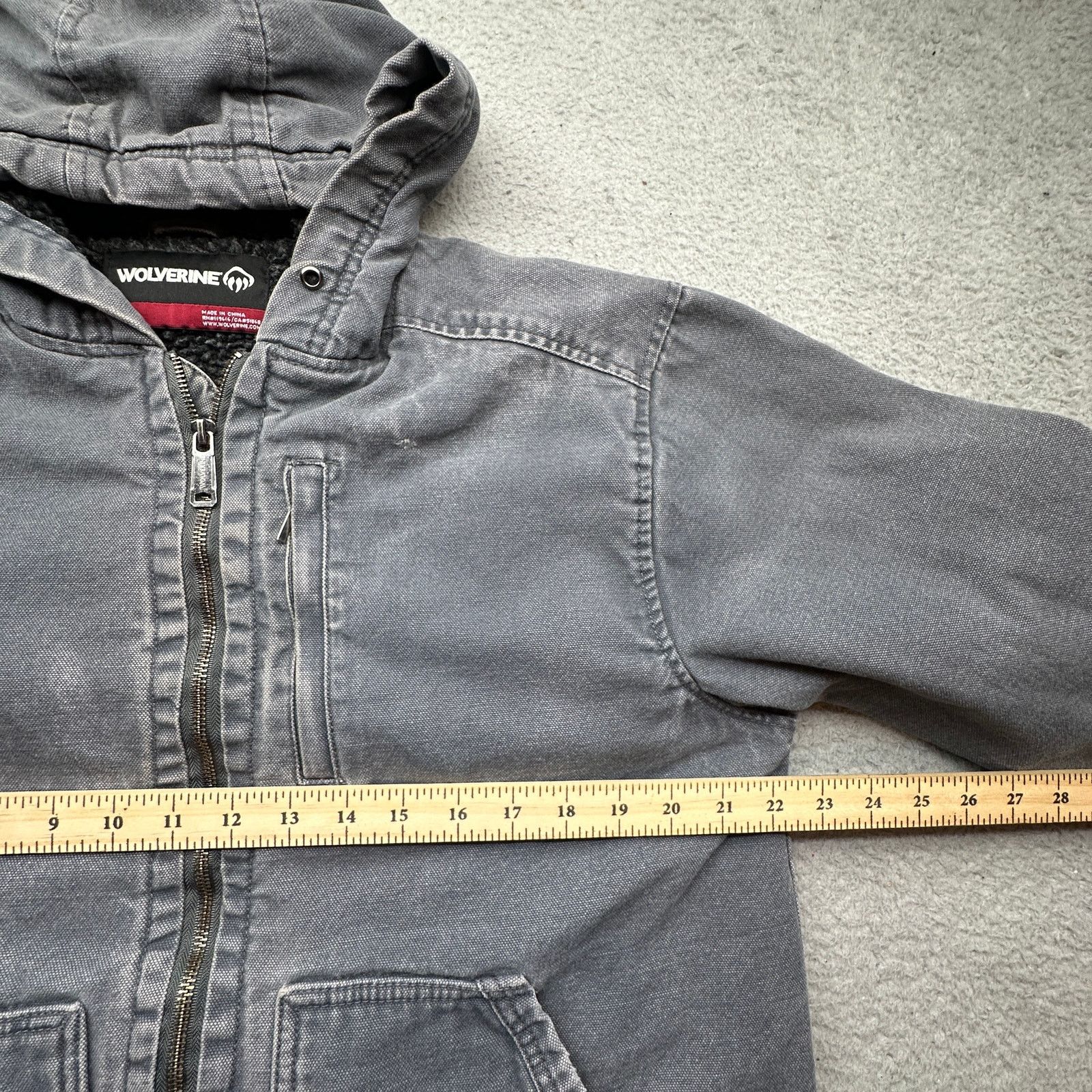 Wolverine Wolverine Sherpa Fleece Lined Duck Canvas Jacket Mens Medium Size US M / EU 48-50 / 2 - 6 Thumbnail