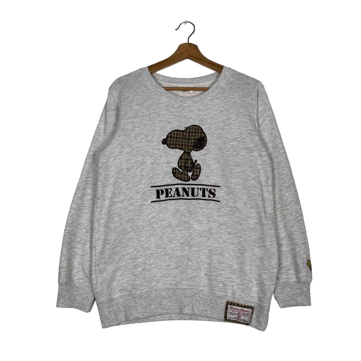 Peanuts PEANUTS Snoopy Big Logo Sweatshirts #0713-C33 Size US L / EU 52-54 / 3 - 1 Thumbnail