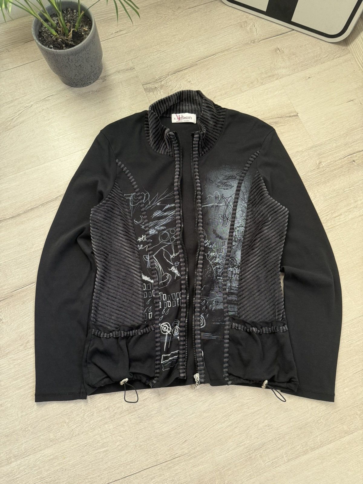Hysteric Glamour Crazy Abstraction Y2k Blouses With Zip 2000s Fairy Core Size M / US 6-8 / IT 42-44 - 4 Thumbnail