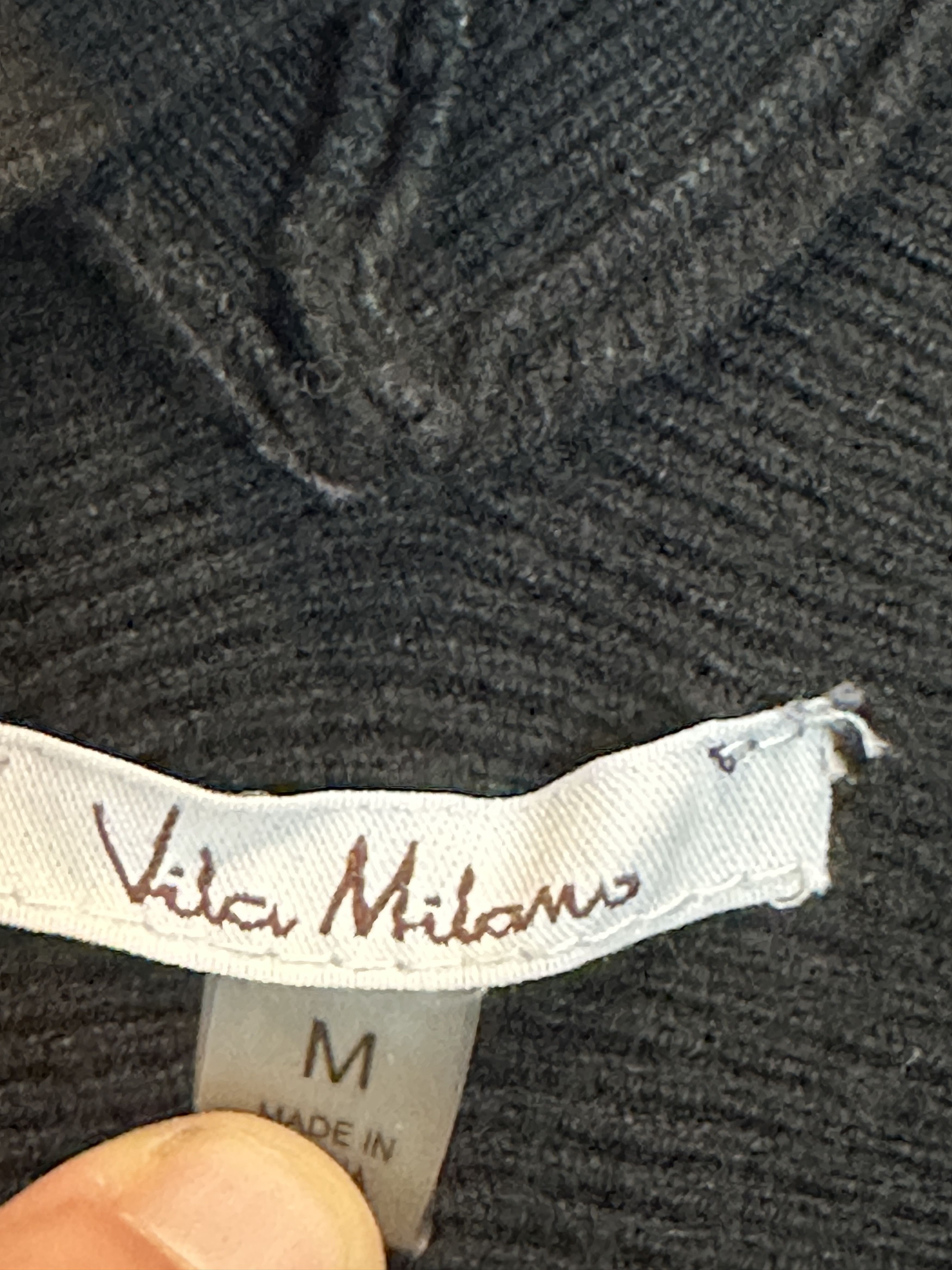 Other Vila Milano Women's Beautiful Black Sweater Size Medium Size M / US 6-8 / IT 42-44 - 3 Thumbnail