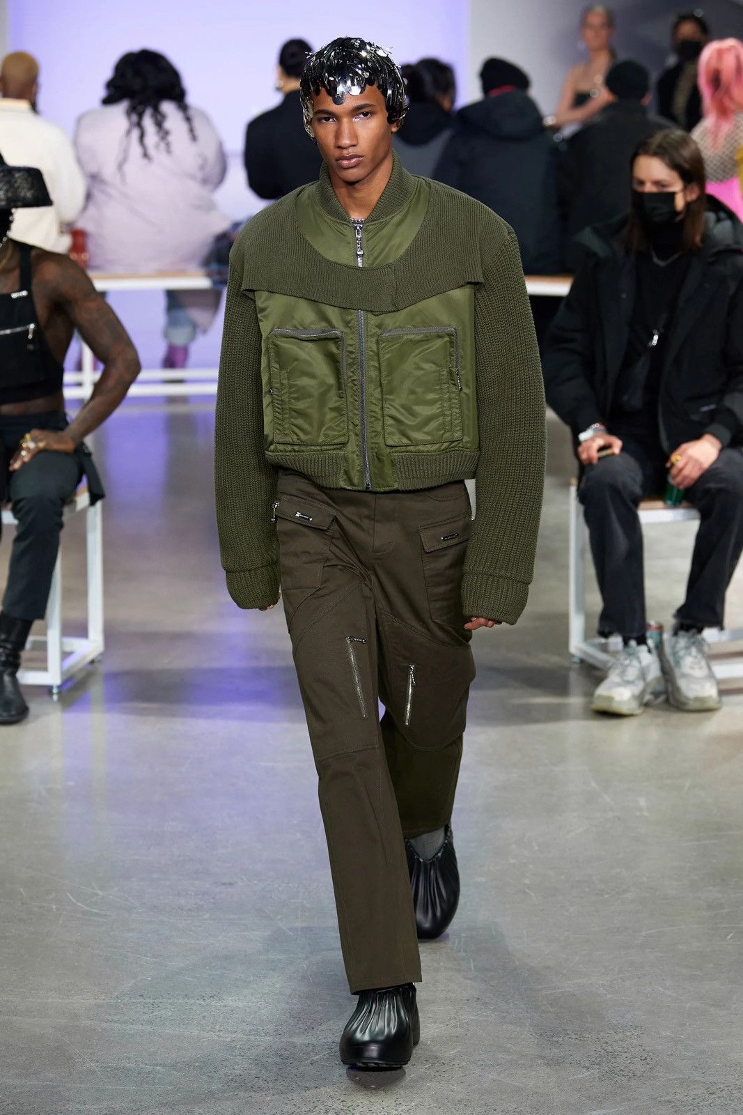 Entire Studios Private Policy Runway Bomber Jacket Size US M / EU 48-50 / 2 - 3 Thumbnail