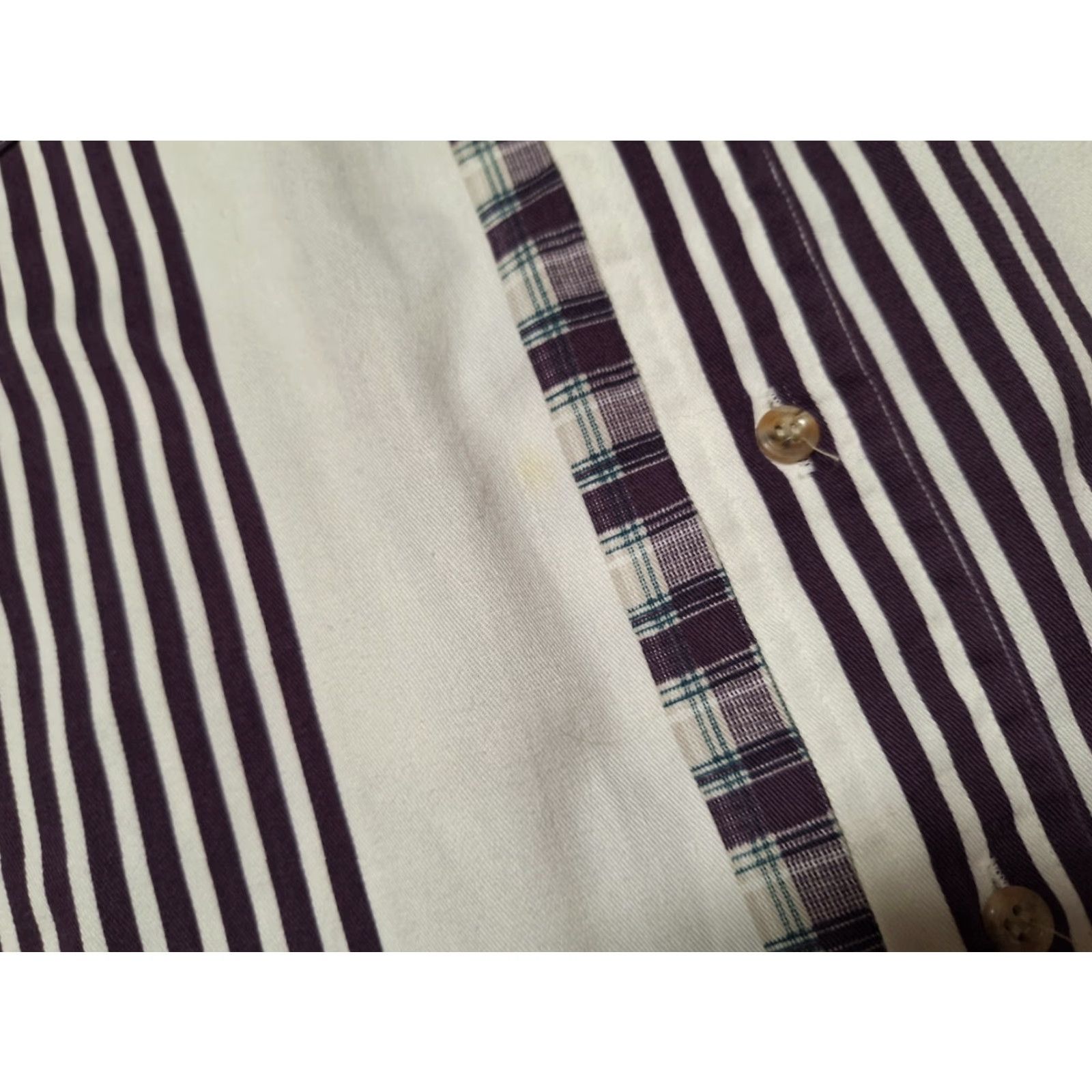 Roper VTG Roper Rodeo Blue Shirt Mens XL Striped Western Button-Up Collared Cowboy USA Size US XL / EU 56 / 4 - 4 Thumbnail