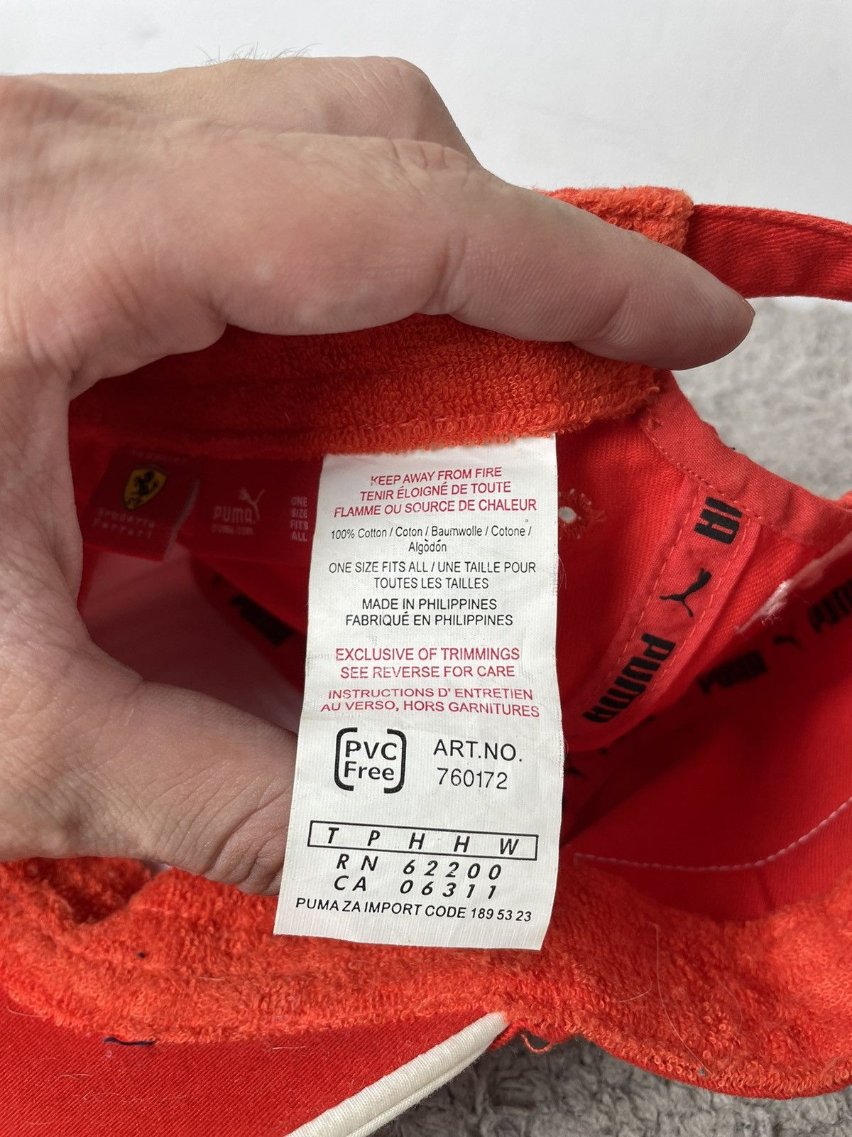 Ferrari × Puma Puma Ferrari Racing Cap hats Y2K VTG Style Size ONE SIZE - 10 Thumbnail