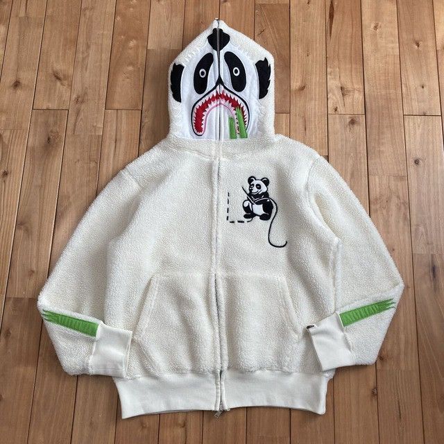 Bape BAPE White Boa Panda Full Zip Hoodie a bathing ape NIGO Size US M / EU 48-50 / 2 - 1 Thumbnail