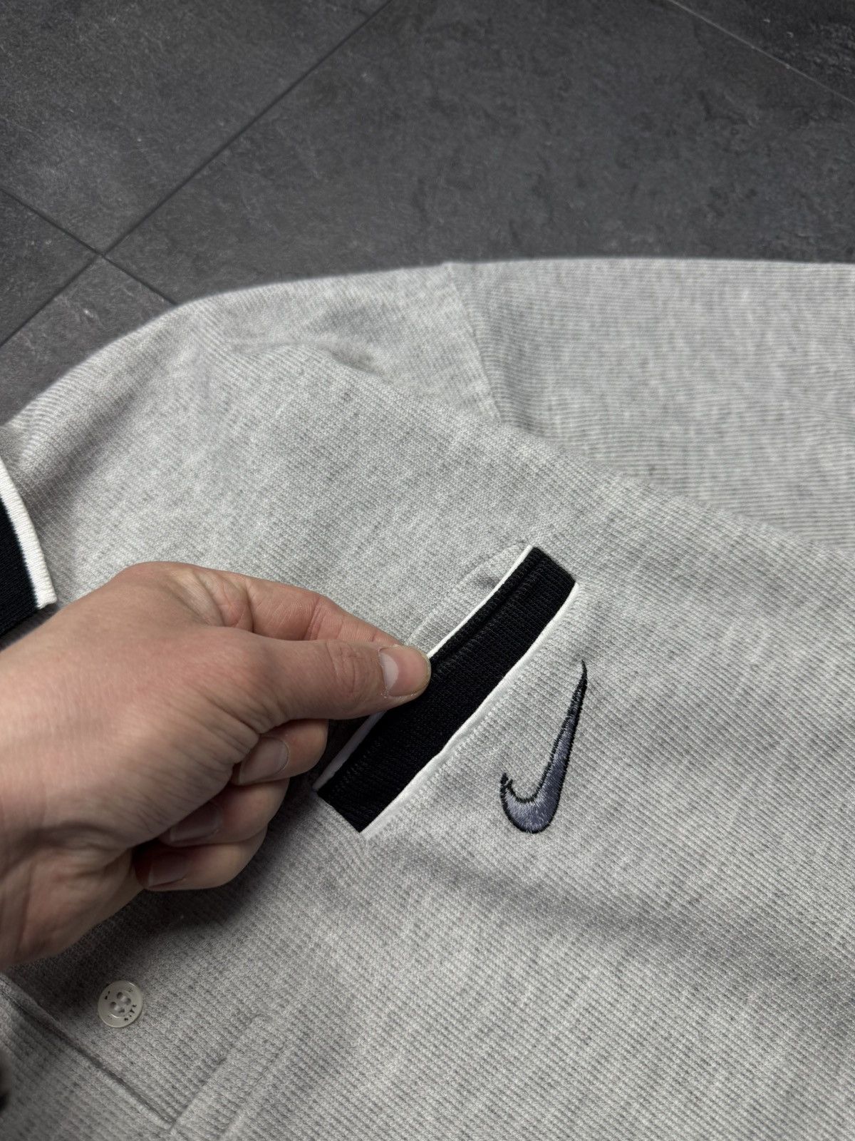 Nike × Vintage Vintage mini swoosh rare polo Size US XL / EU 56 / 4 - 5 Thumbnail
