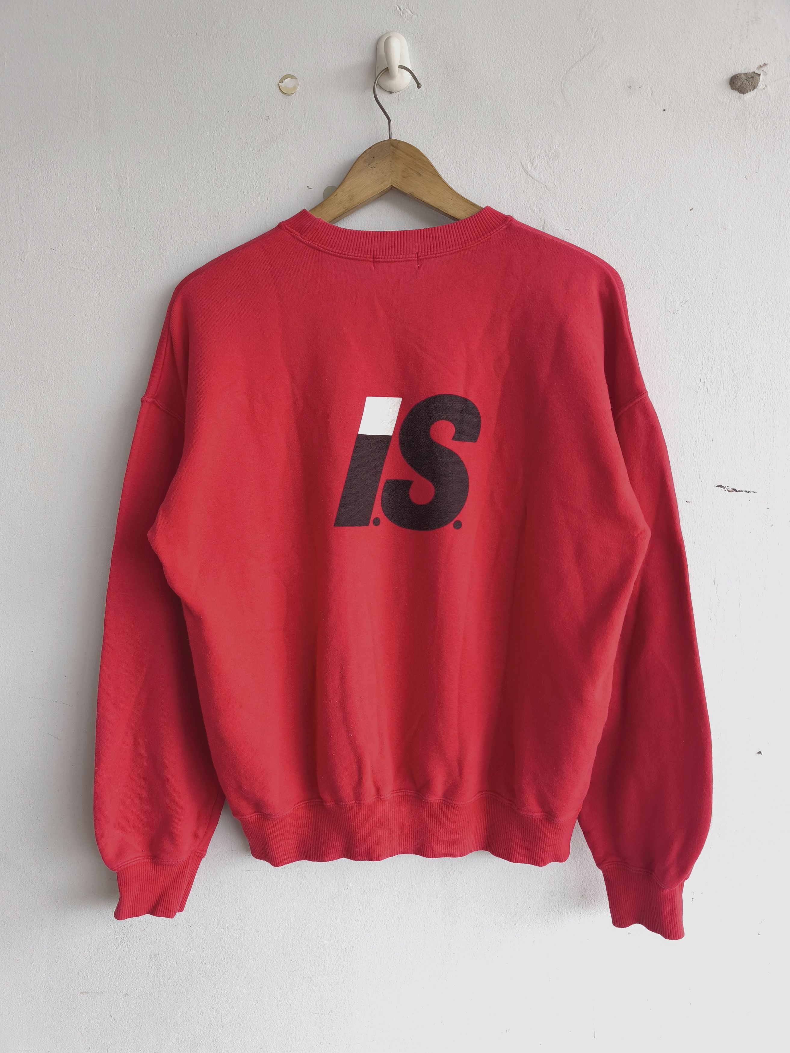 Issey Miyake × Japanese Brand × Vintage 90s Issey Miyake Logo sweatshirt Size US M / EU 48-50 / 2 - 1 Thumbnail