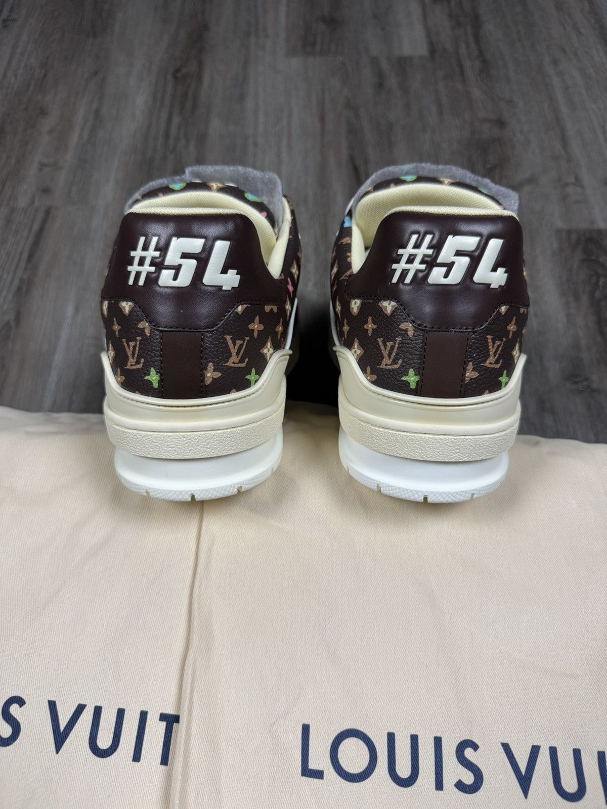 Louis Vuitton × Tyler The Creator Louis Vuitton by Tyler, the Creator LV Trainer Mocha Size US 11 / EU 44 - 4 Thumbnail