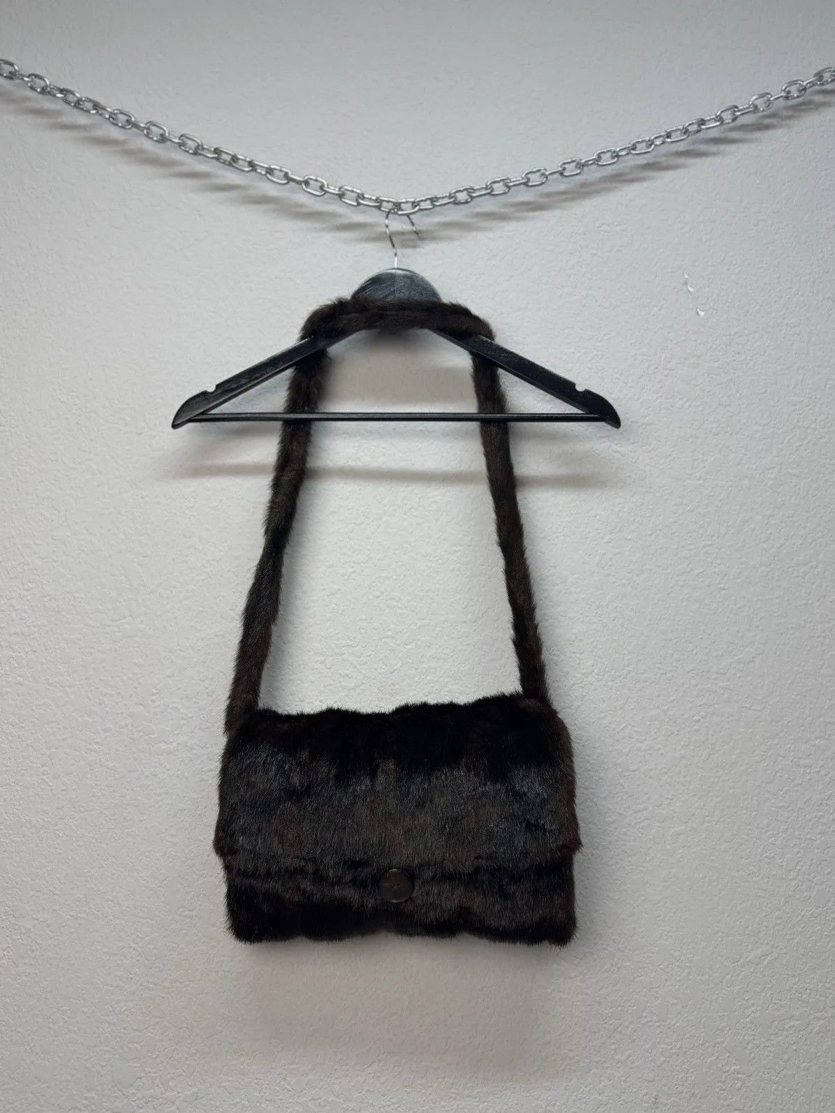 If Six Was Nine Vintage Hysteric Glamour Style Fur Rabbit Opium Bag Gothic Size ONE SIZE - 3 Thumbnail