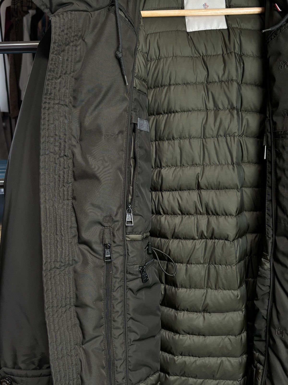 Moncler Moncler Down Parka Long Jacket Coat Size L / US 10 / IT 46 - 14 Thumbnail