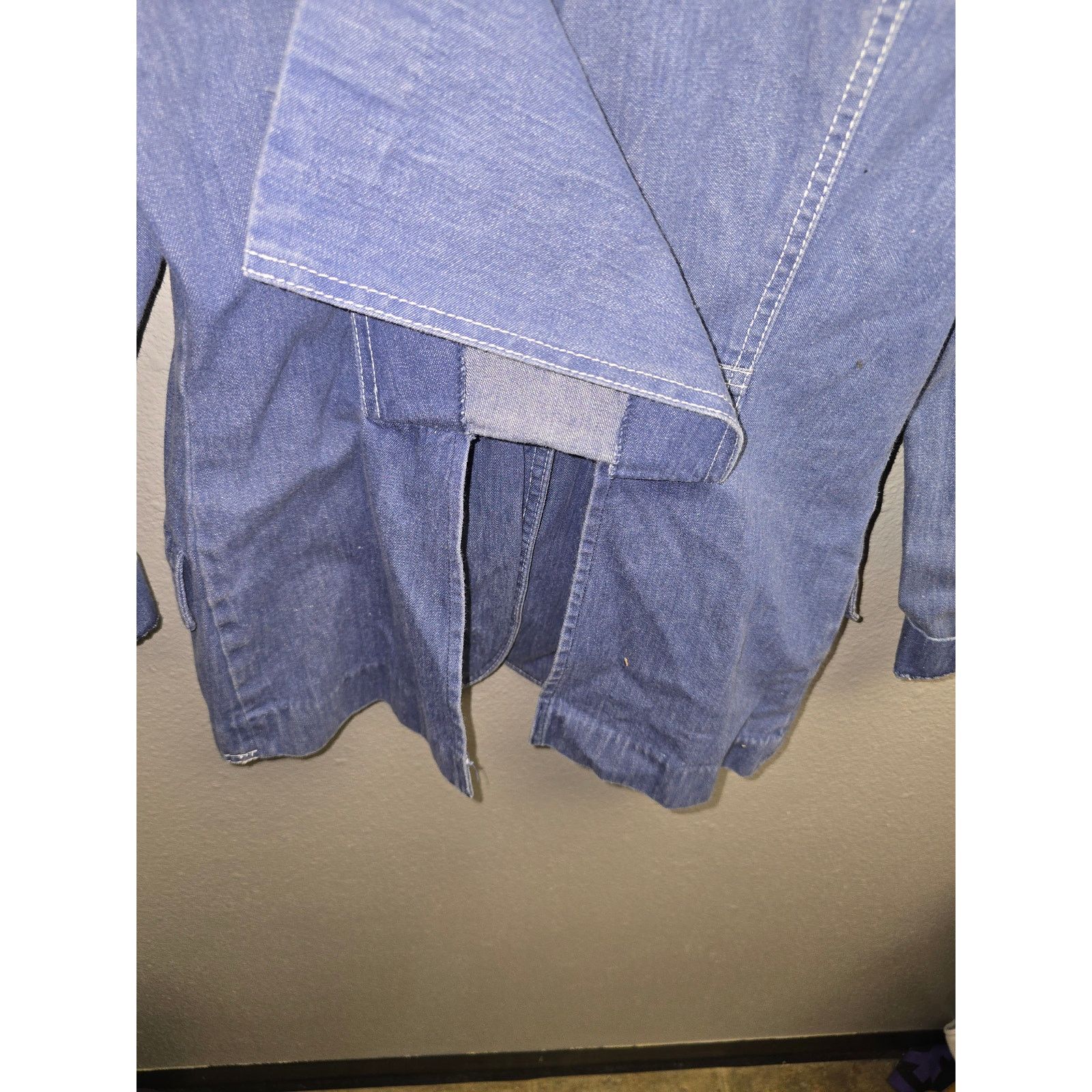 Vintage Vintage Denim Blazer Jacket Whip-O-Will Western Chore Coat Size S / US 4 / IT 40 - 9 Thumbnail