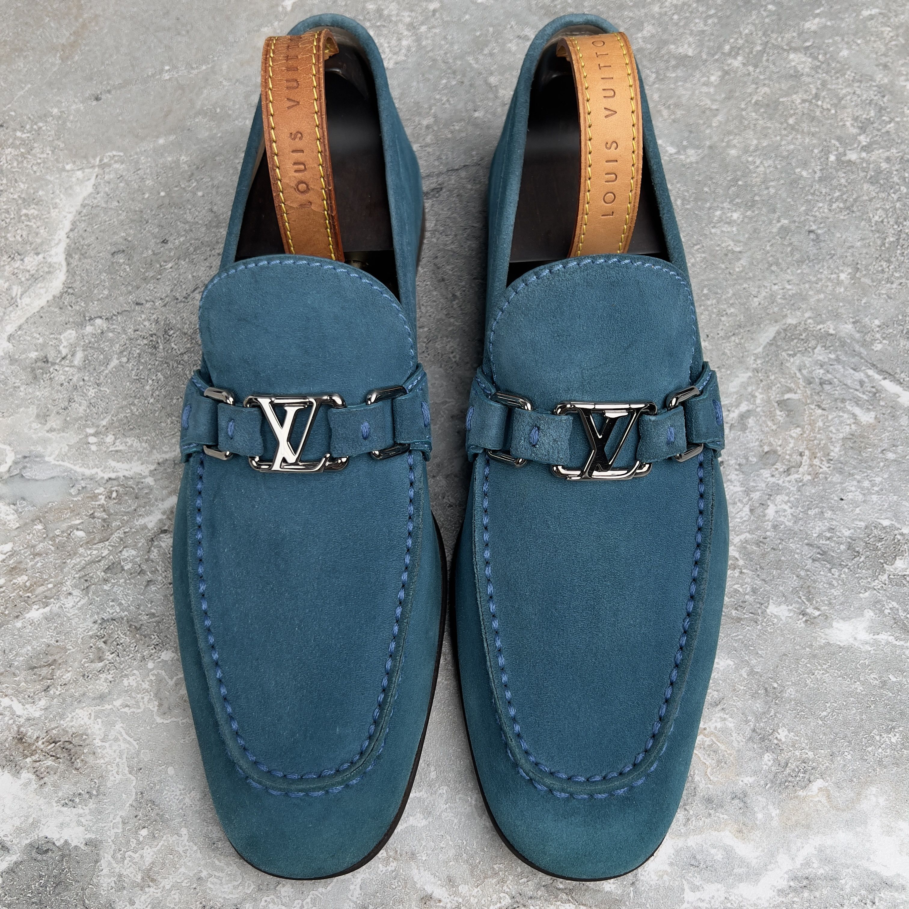 Louis Vuitton Lexington Logo LV Loafers Suede Size US 9 / EU 42 - 4 Thumbnail