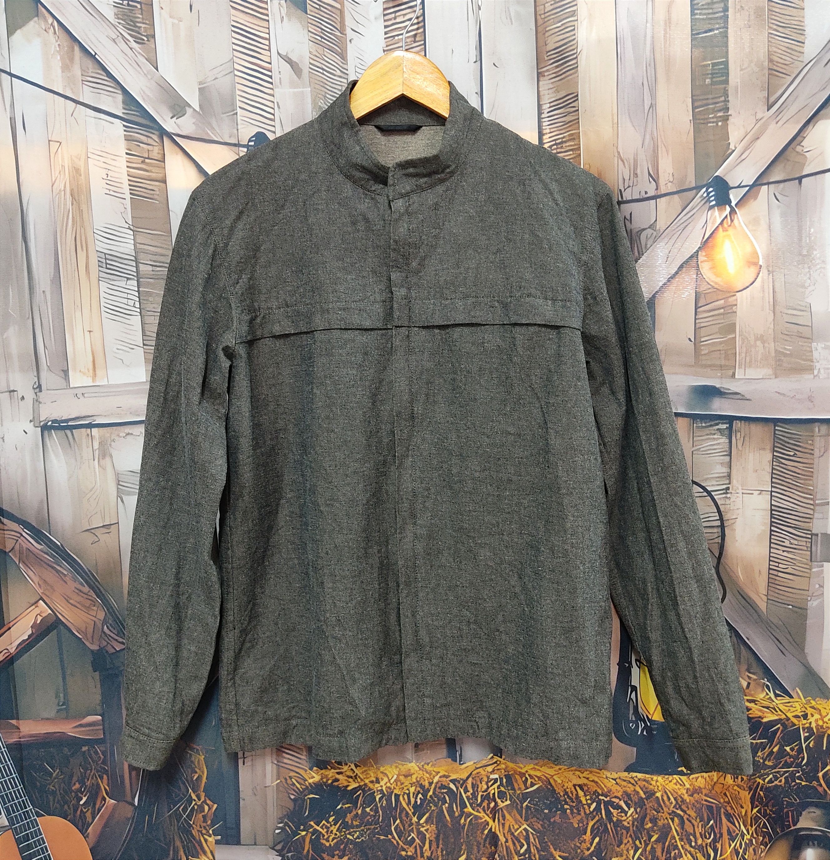 TÊTE HOMME Casual Cotton Zipper Jacket