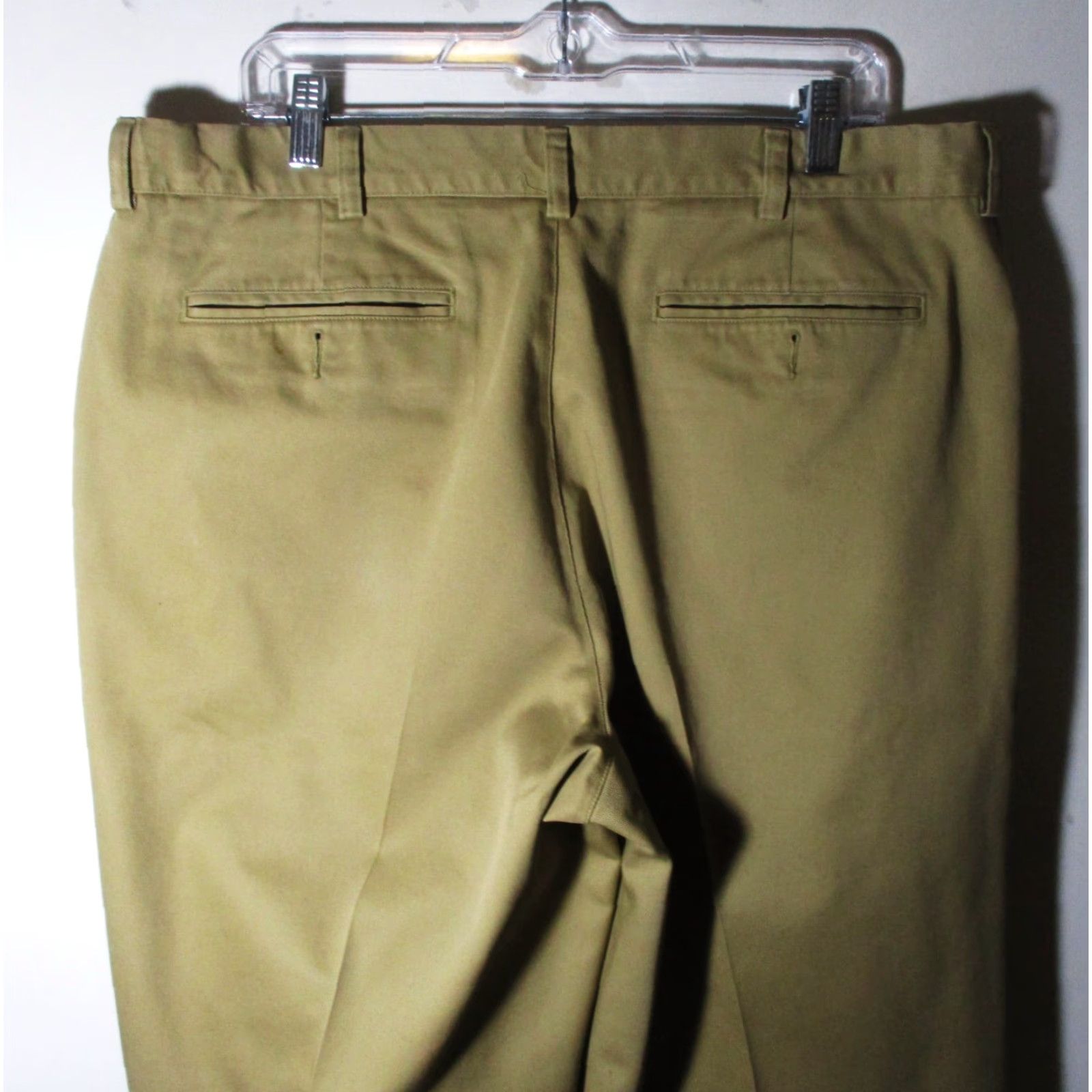 Vintage VINTAGE L.L. BEAN Chino Pants 38X26 Regular Brown Khaki Tan 100% Cotton NWOT Mens Pants Size US 38 / EU 54 - 4 Thumbnail