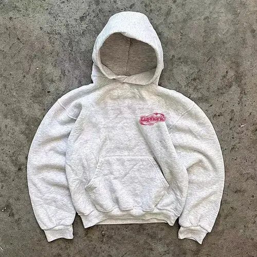 Japanese Brand Hoodie Grey Vintage Distressed Cupid Print Hoodie Size US L / EU 52-54 / 3 - 2 Thumbnail