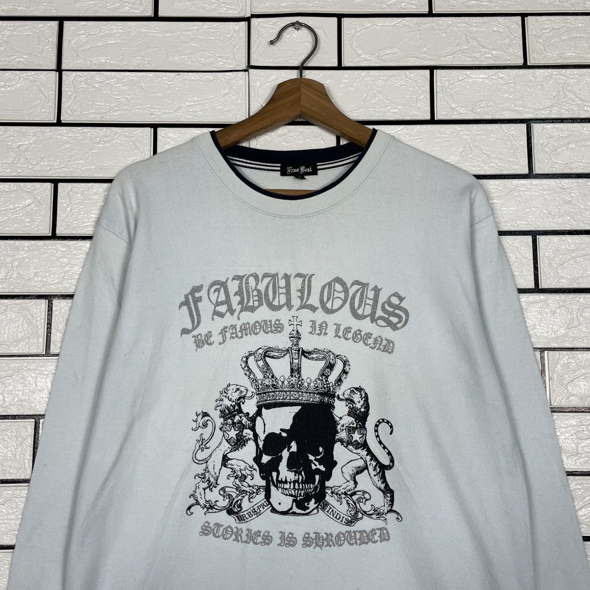 Japanese Brand Japanese Brand Free Beat Skull Sweatshirt Size US S / EU 44-46 / 1 - 2 Thumbnail
