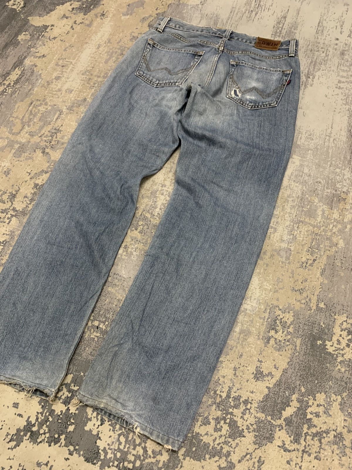 Japanese Brand Edwin Regular 404 Jeans Made In Japan Size 32x31 Size US 32 / EU 48 - 10 Thumbnail
