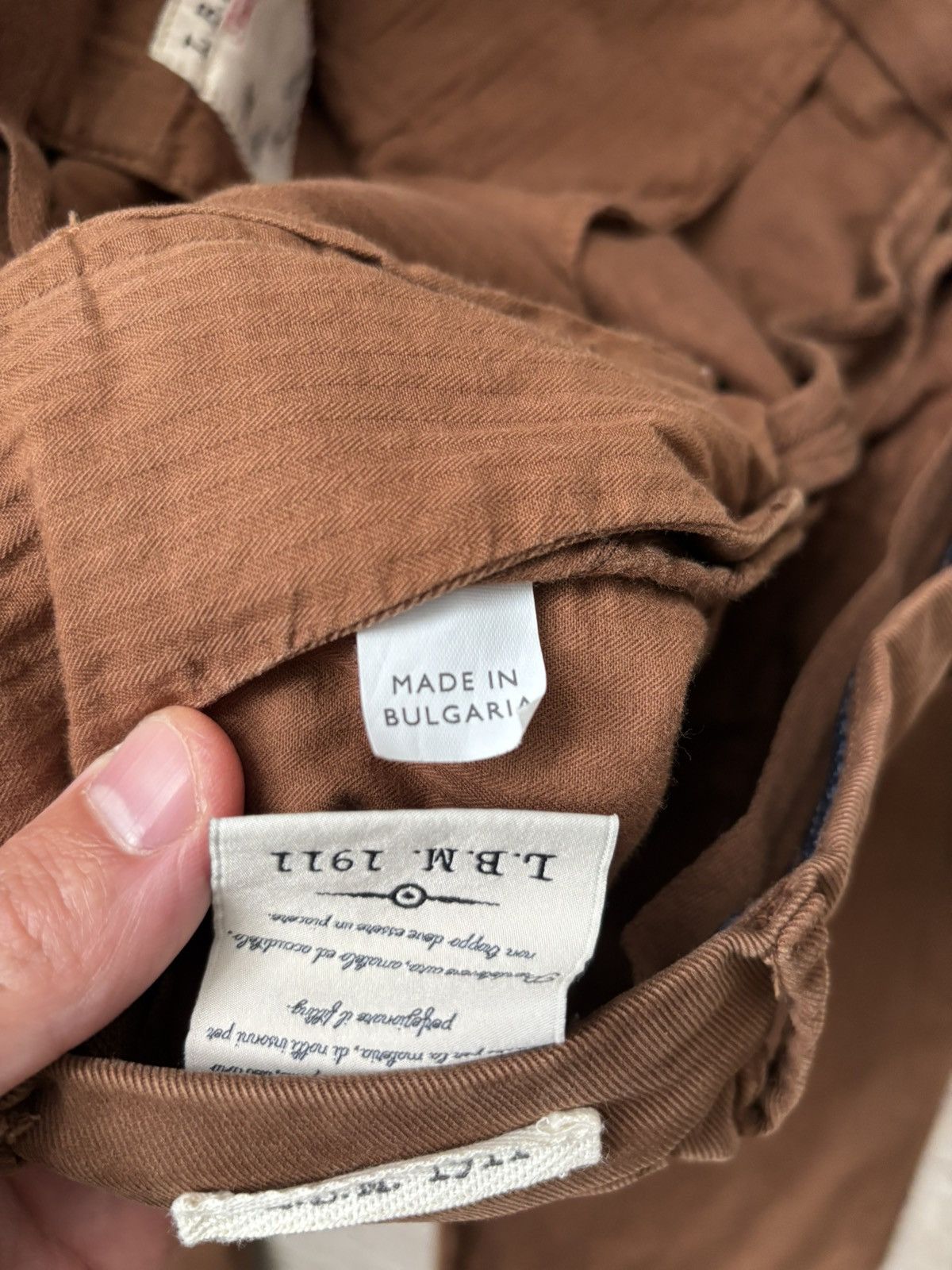 L.B.M. 1911 LBM 1911 brown pants model 8480 Size US 30 / EU 46 - 21 Thumbnail