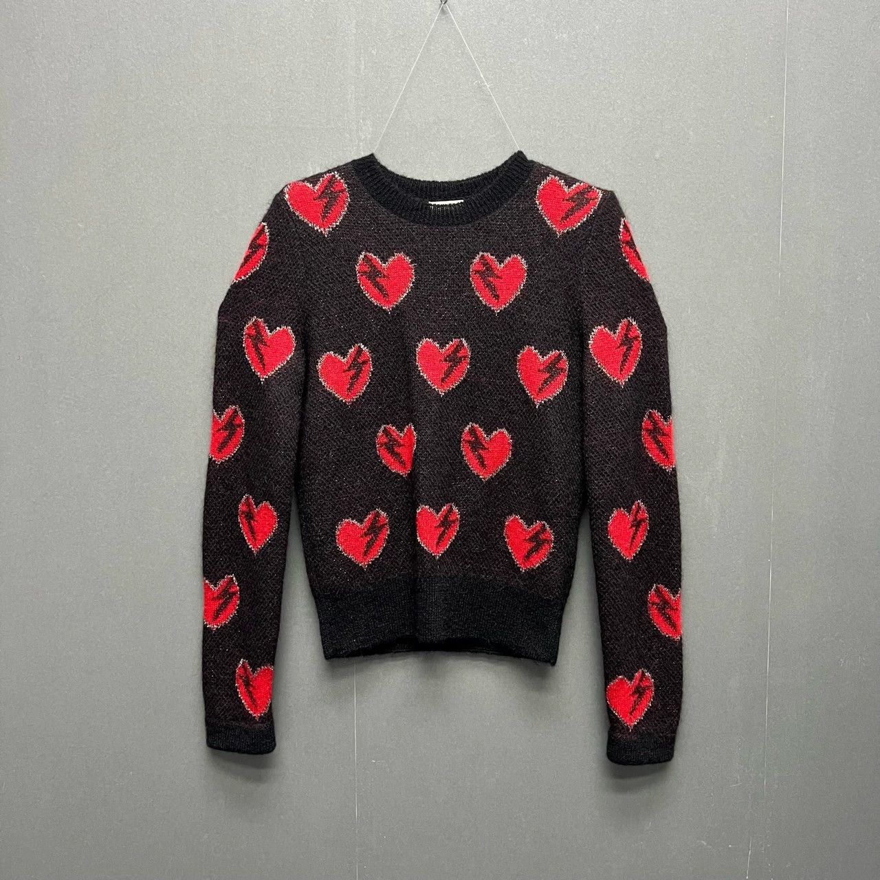 SAINT LAURENT - 最終価格SAINT LAURENT PARIS heart knit. Saint Laurent Heart Sweater | Grailed