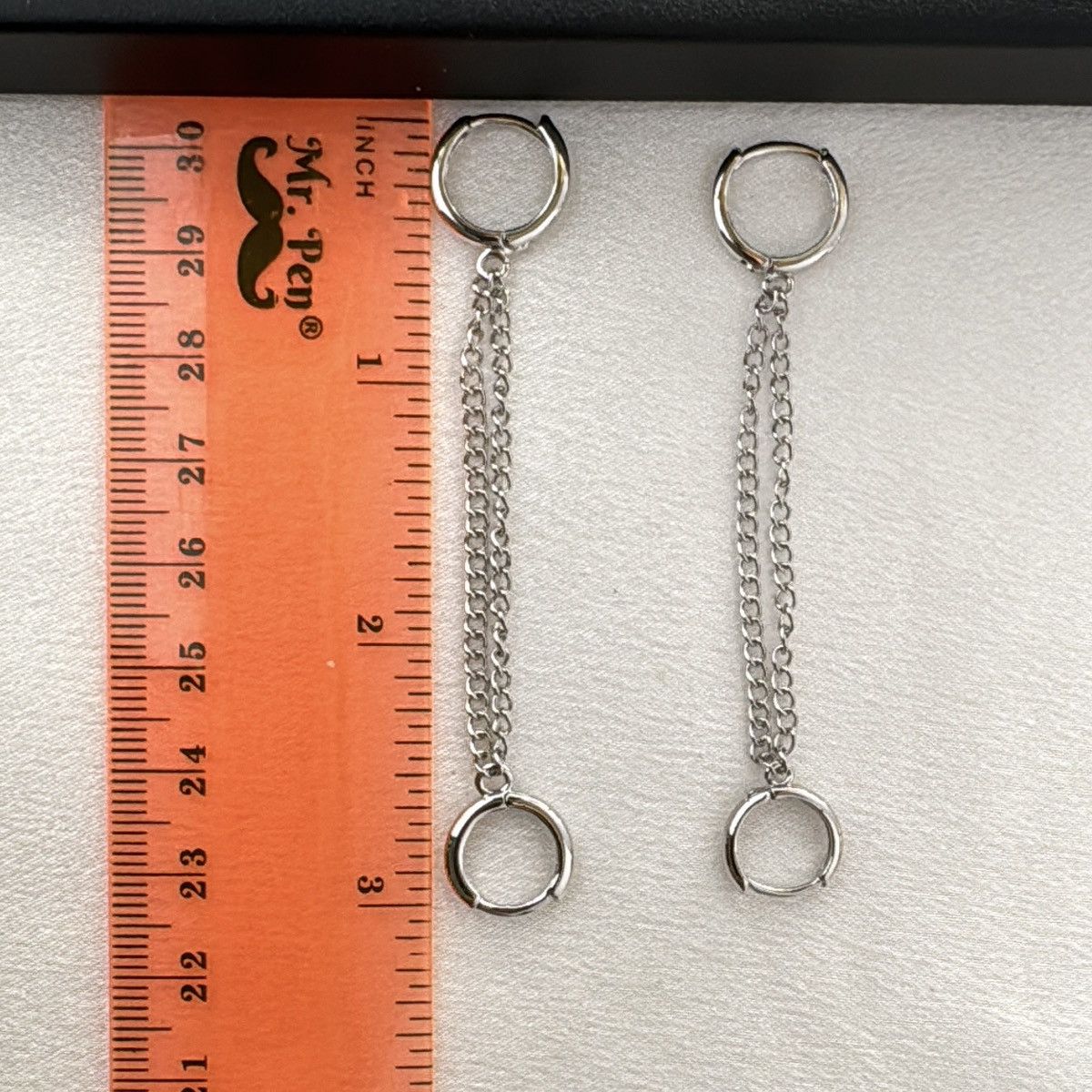 Other Double Piercing Dangle Chain Earrings for Women Size ONE SIZE - 4 Thumbnail