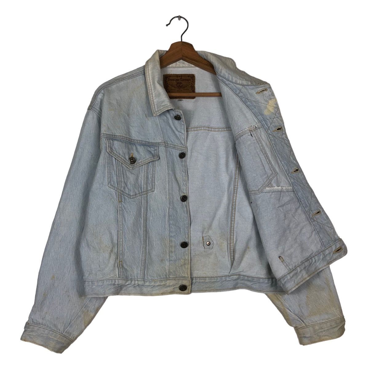 Vintage Vintage Cropped Denim Trucker Jacket Sterling Japan Kapital Size US M / EU 48-50 / 2 - 11 Thumbnail