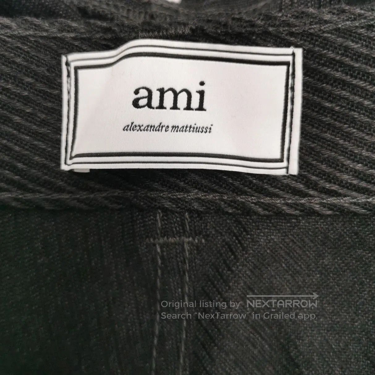 Louis Vuitton Black Straight-Leg Textured Pants XS. Size 22" - 4 Thumbnail