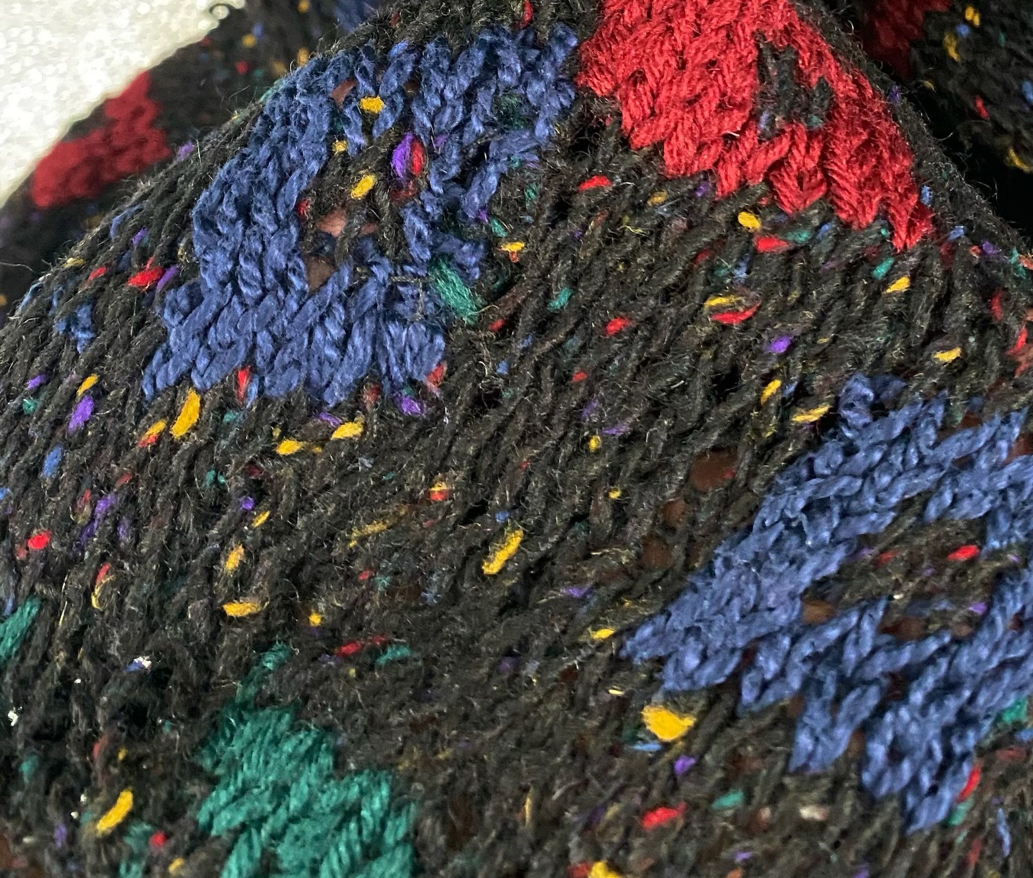 Vintage 90’s Stone Circle 100% Wool Handknit Sweater Medium Size M / US 6-8 / IT 42-44 - 7 Thumbnail