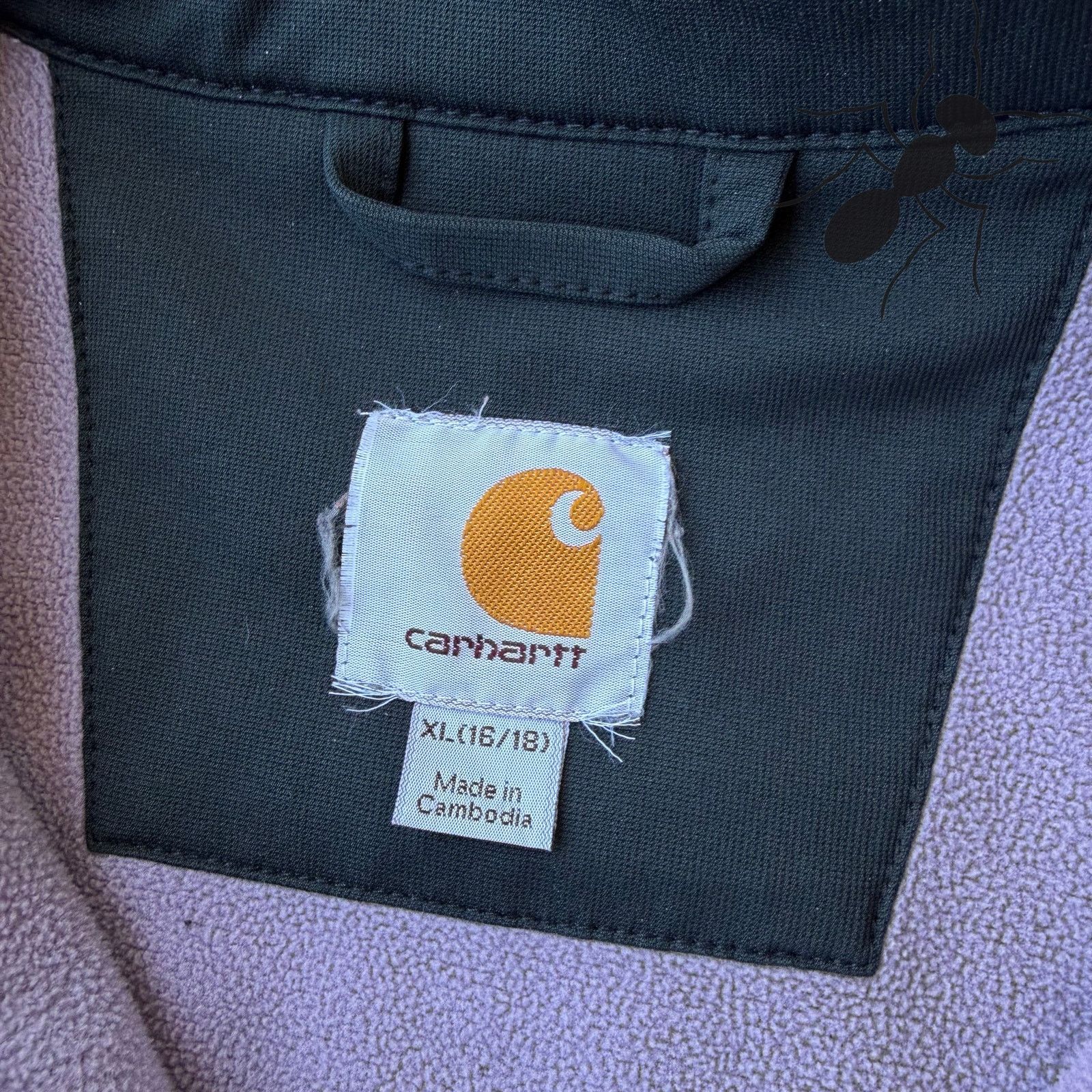 Carhartt × Vintage Carhartt WOMENS black work wear jacket XL Size US XL / EU 56 / 4 - 7 Thumbnail