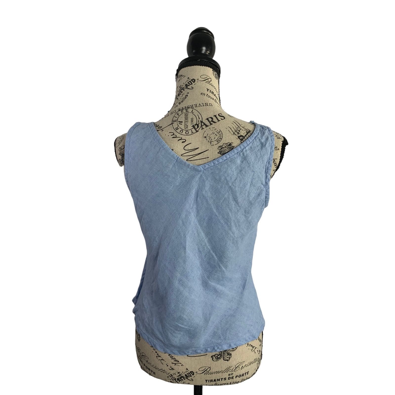 Willi Smith Willi Smith Tank Top 100% Linen Side Zip Women's size small Size S / US 4 / IT 40 - 7 Thumbnail
